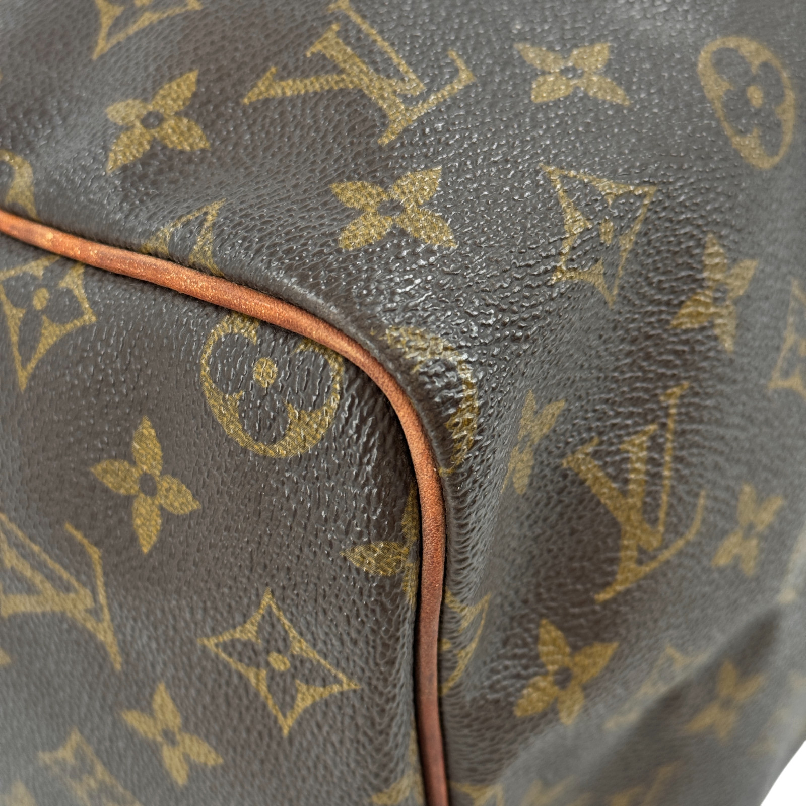 Auth LOUIS VUITTON Speedy 30 Monogram Canvas Brown Top Handle Boston Bag M41526