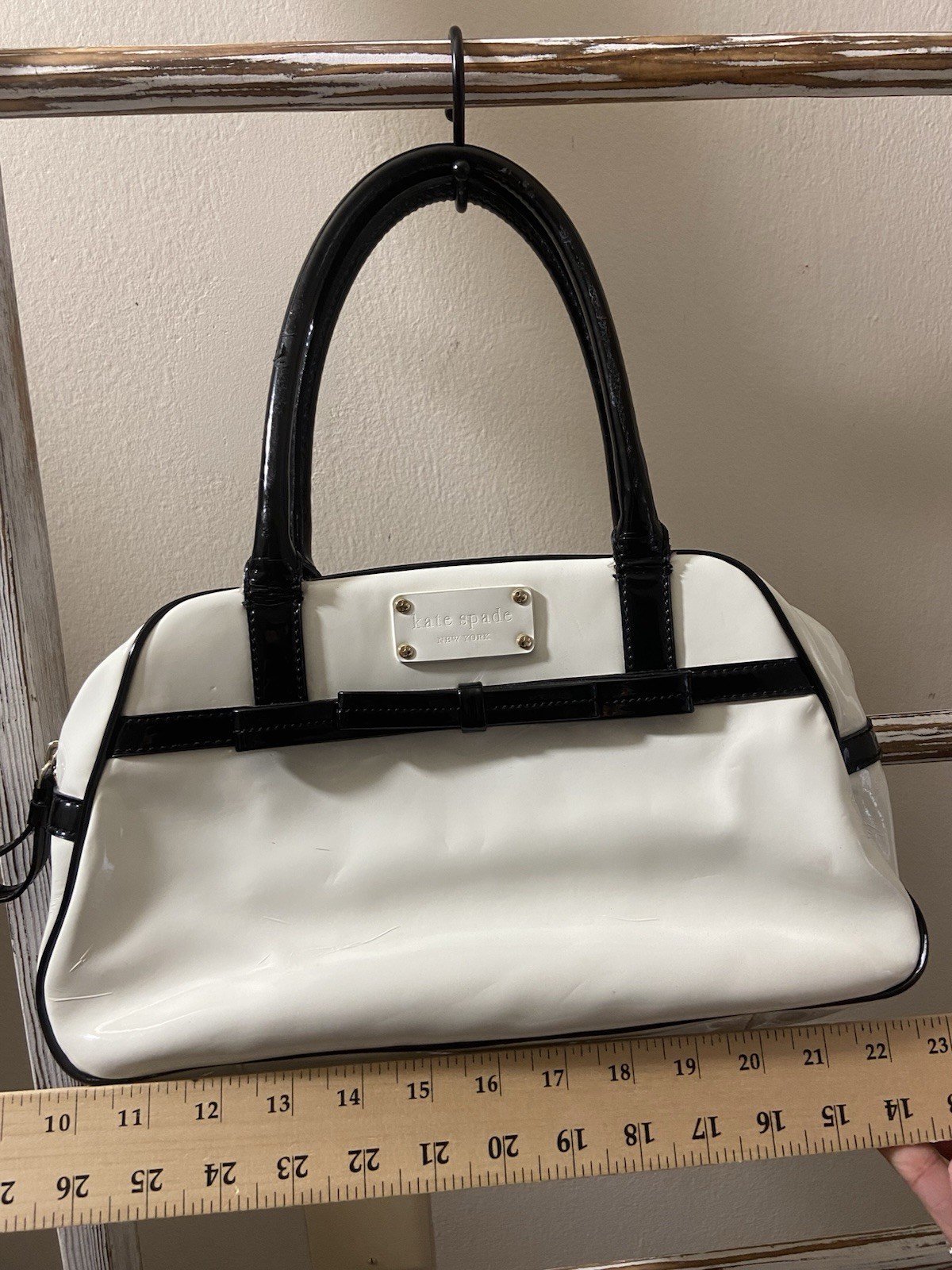 4-PIECE Kate Spade Leather Hand Shoulder Bag Lot, Fair-Good Cond