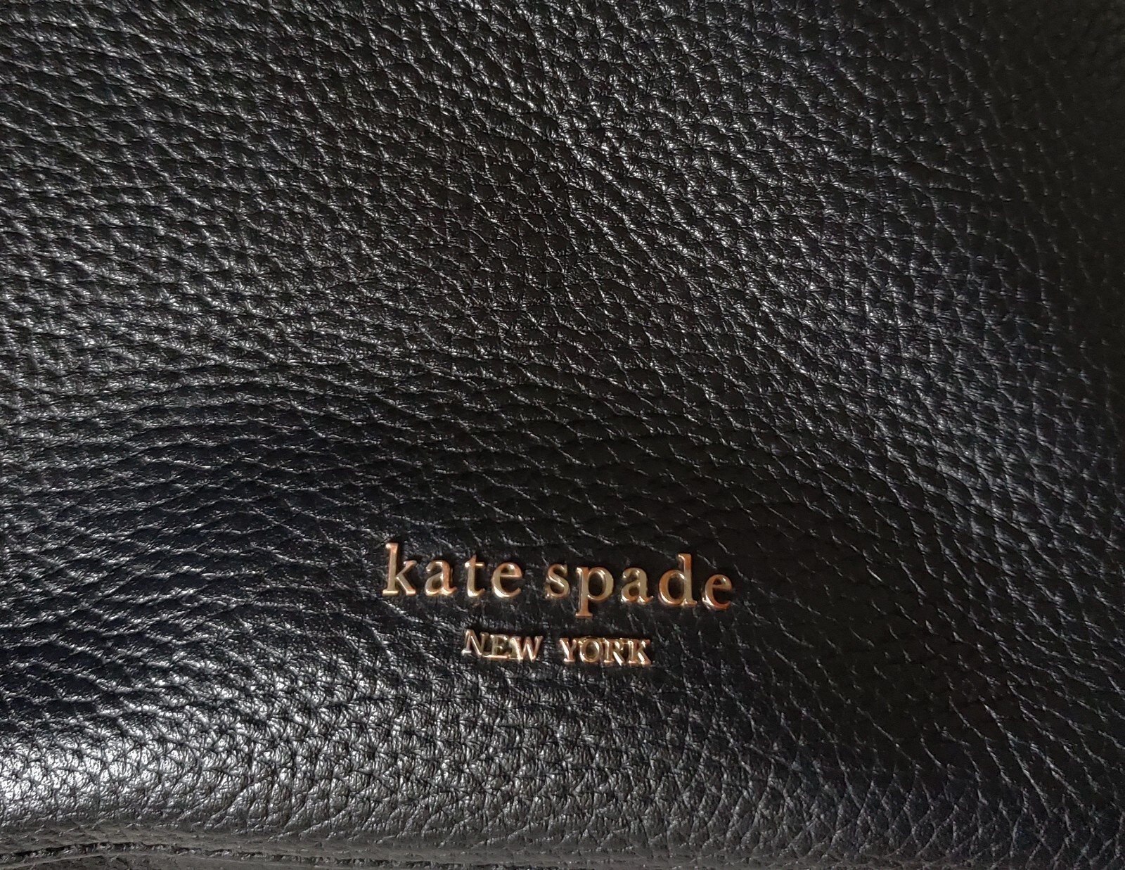 Kate Spade Roulette Messenger Bag – Pebble Leather – Black Leather Crossbody Pur