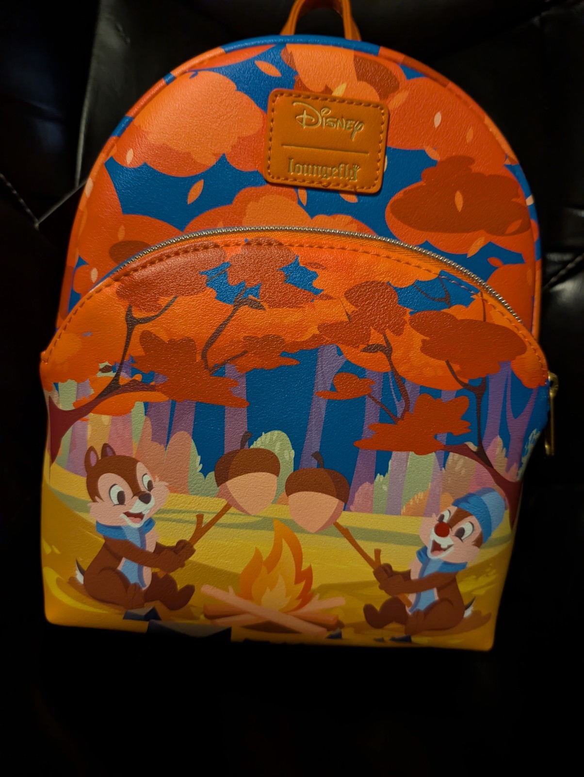 NEW 🥜 Loungefly Disney Chip & Dale Campfire mini backpack