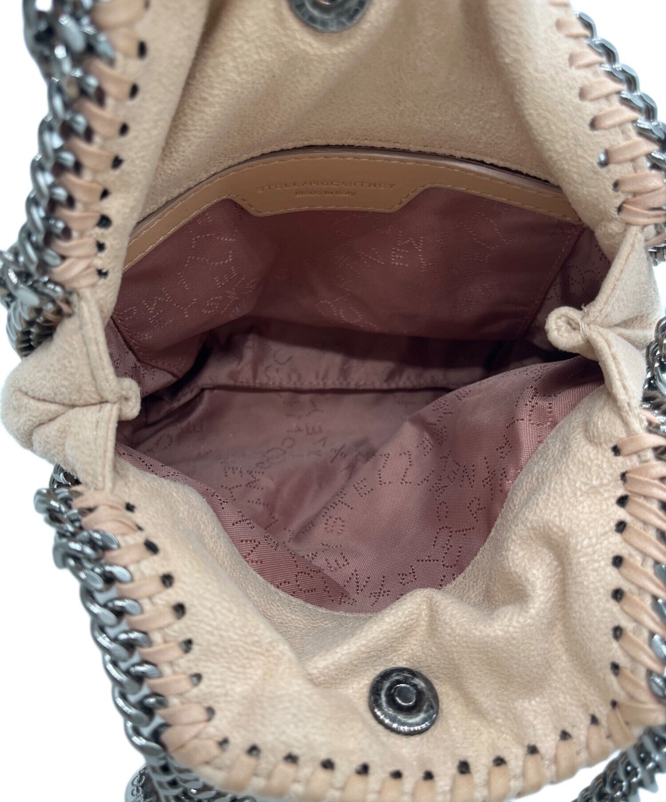 STELLA MCCARTNEY Tote bag Falabella Tiny Beige Authentic 7.09 in / 18 cm Japan