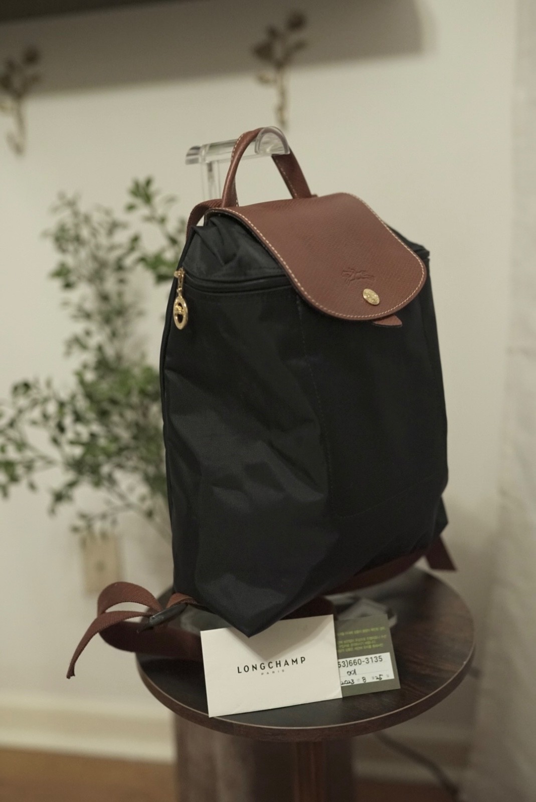 Authentic Longchamp Le Pliage Backpack – Navy (Discontinued Version)