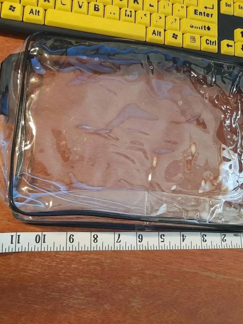 NEW ! Mirrow Bag in Clear Cosmetics Stadium Concert Approved Unisex 12x8x2.5 In