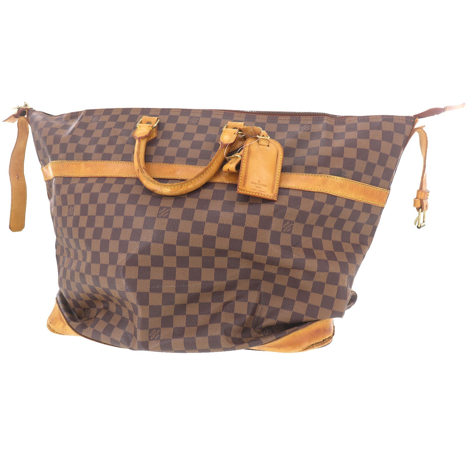 Louis Vuitton LV Damier Ebene Cruiser 45 Used Boston HandBag M41138 #EM455 H