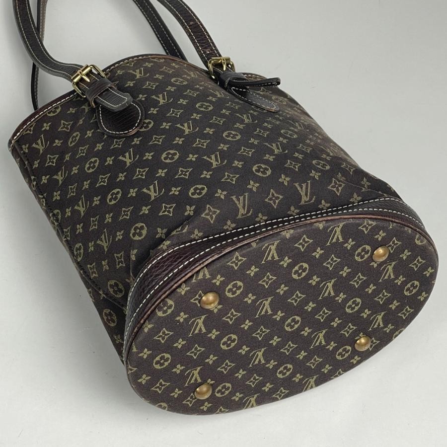Louis Vuitton Bucket PM Bucket Shape Monogram Brown Shoulder Bag M95226 #BS858