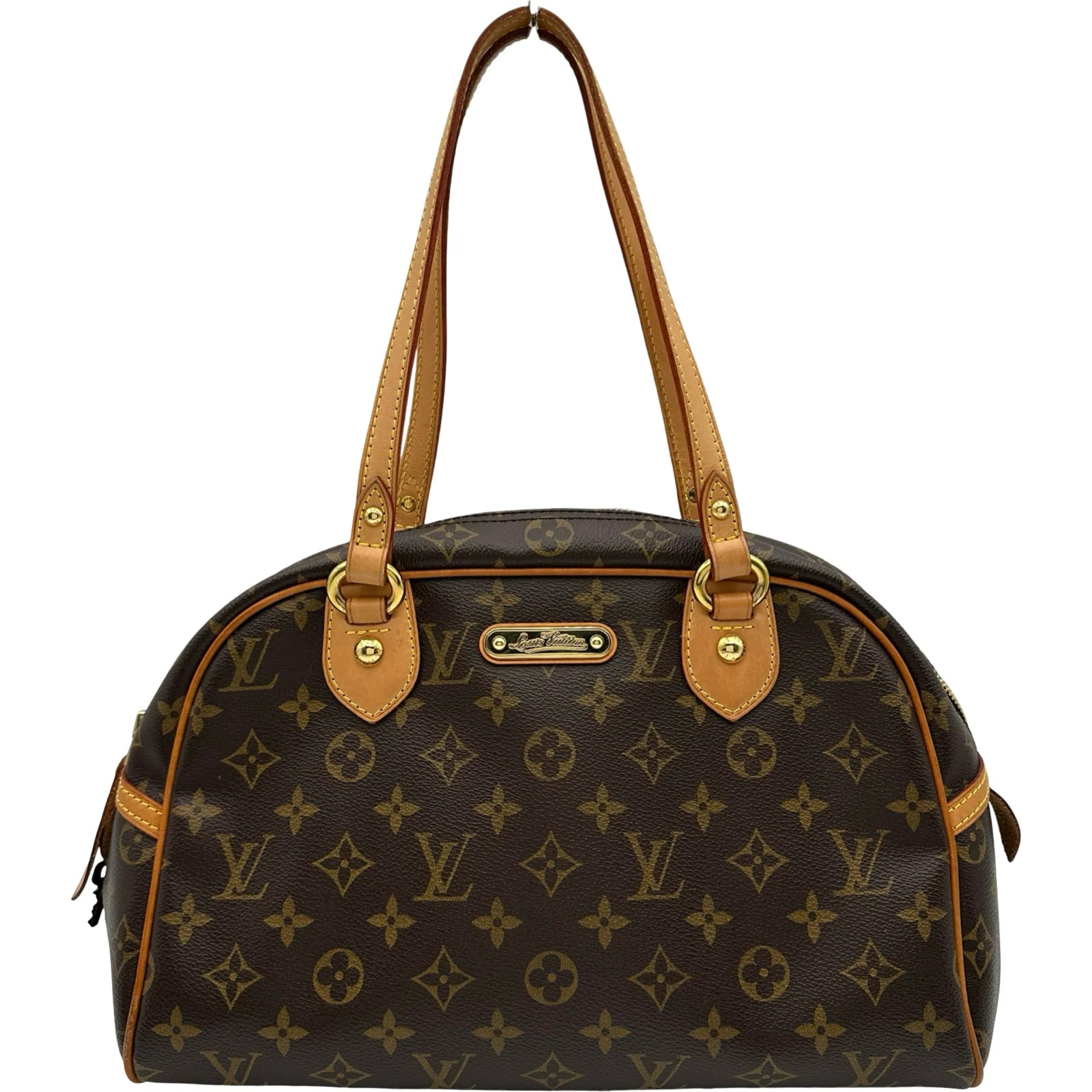LOUIS VUITTON Montorgueil PM M95565 Brown Monogram Shoulder Bag #2227