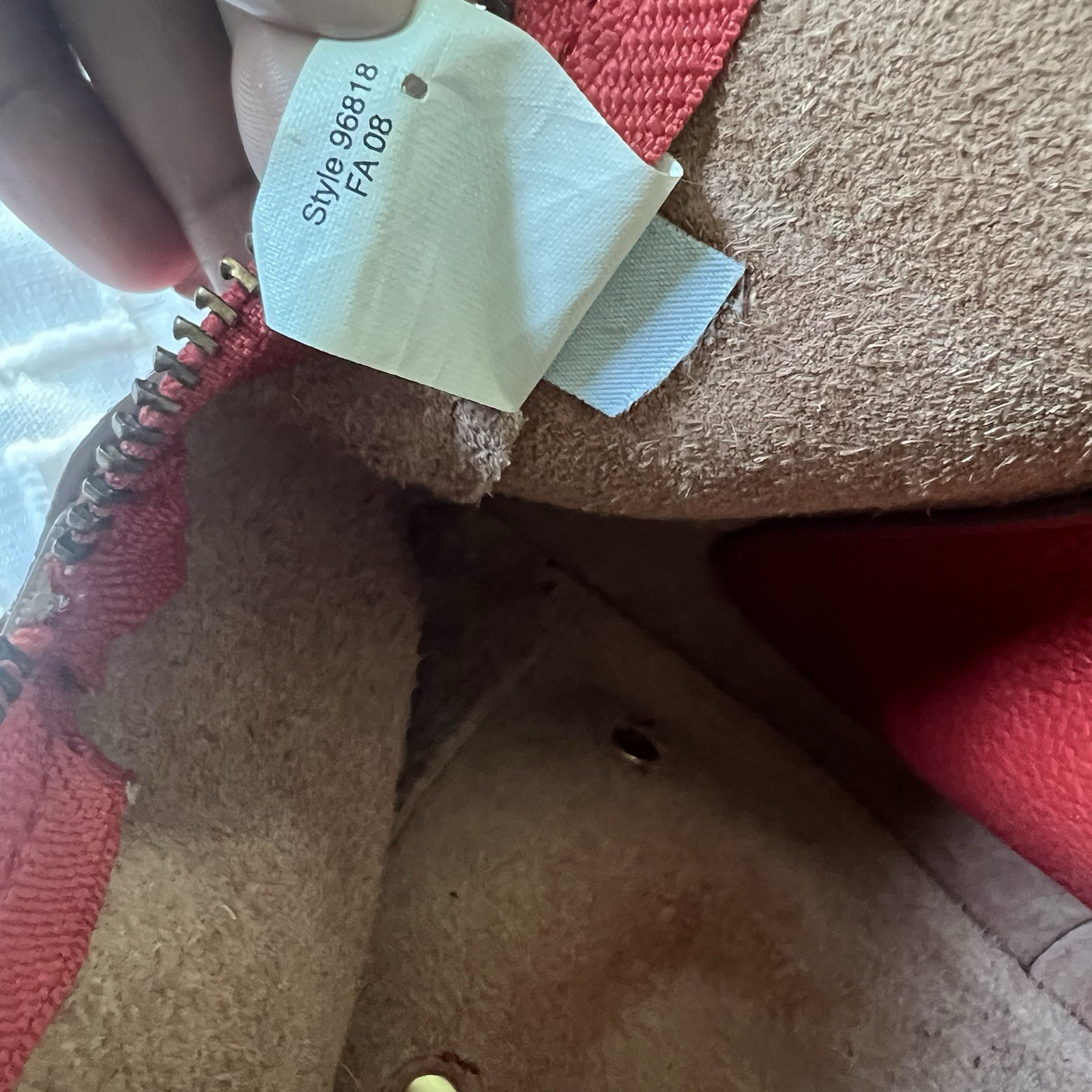 J.Crew Borge Garveri “Frankie” bag Res Pebble Leather Handbag Vintage Y2K Luxe