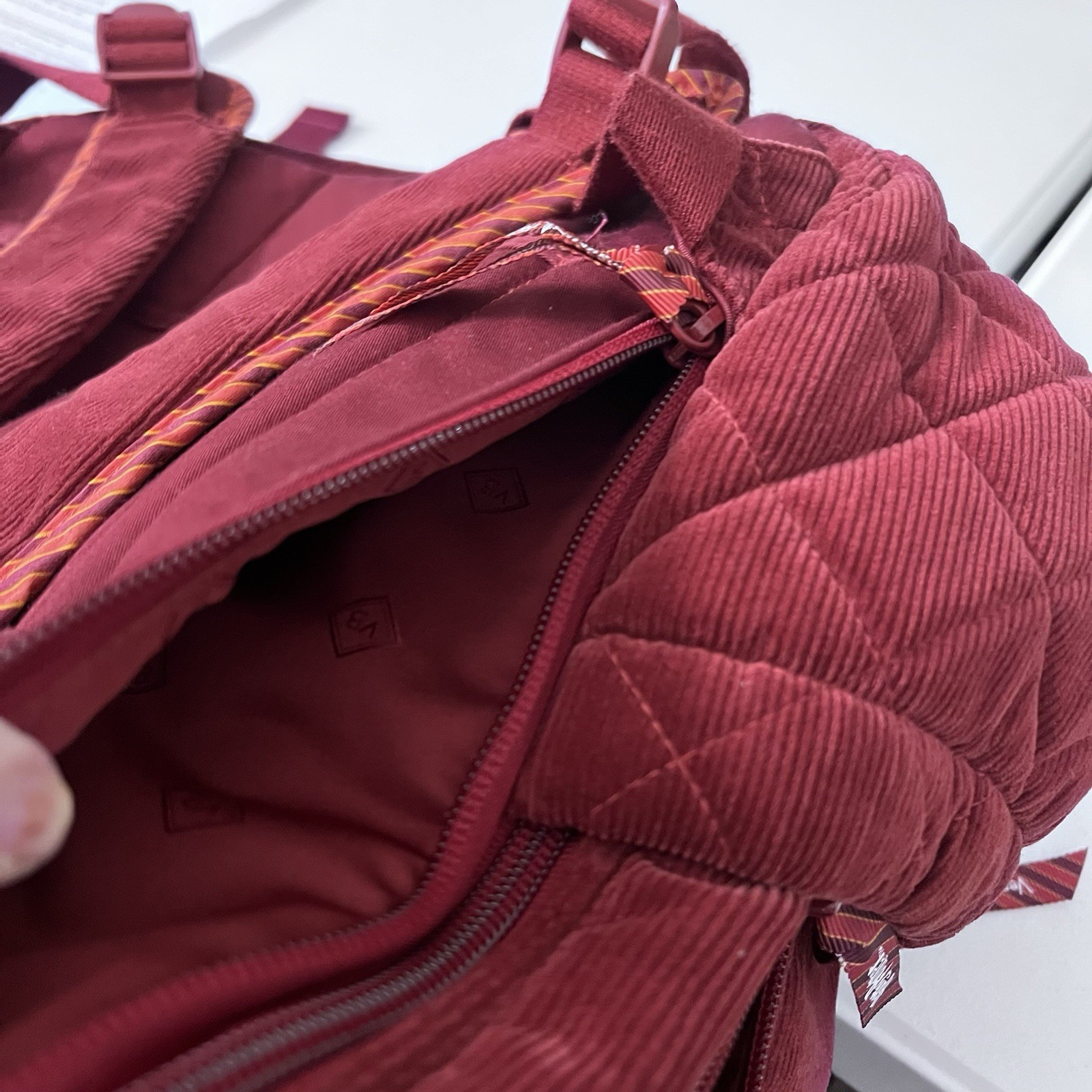 Vera Bradley Campus Backpack Harry Potter Gryffindor Laptop Bag Red And Gold