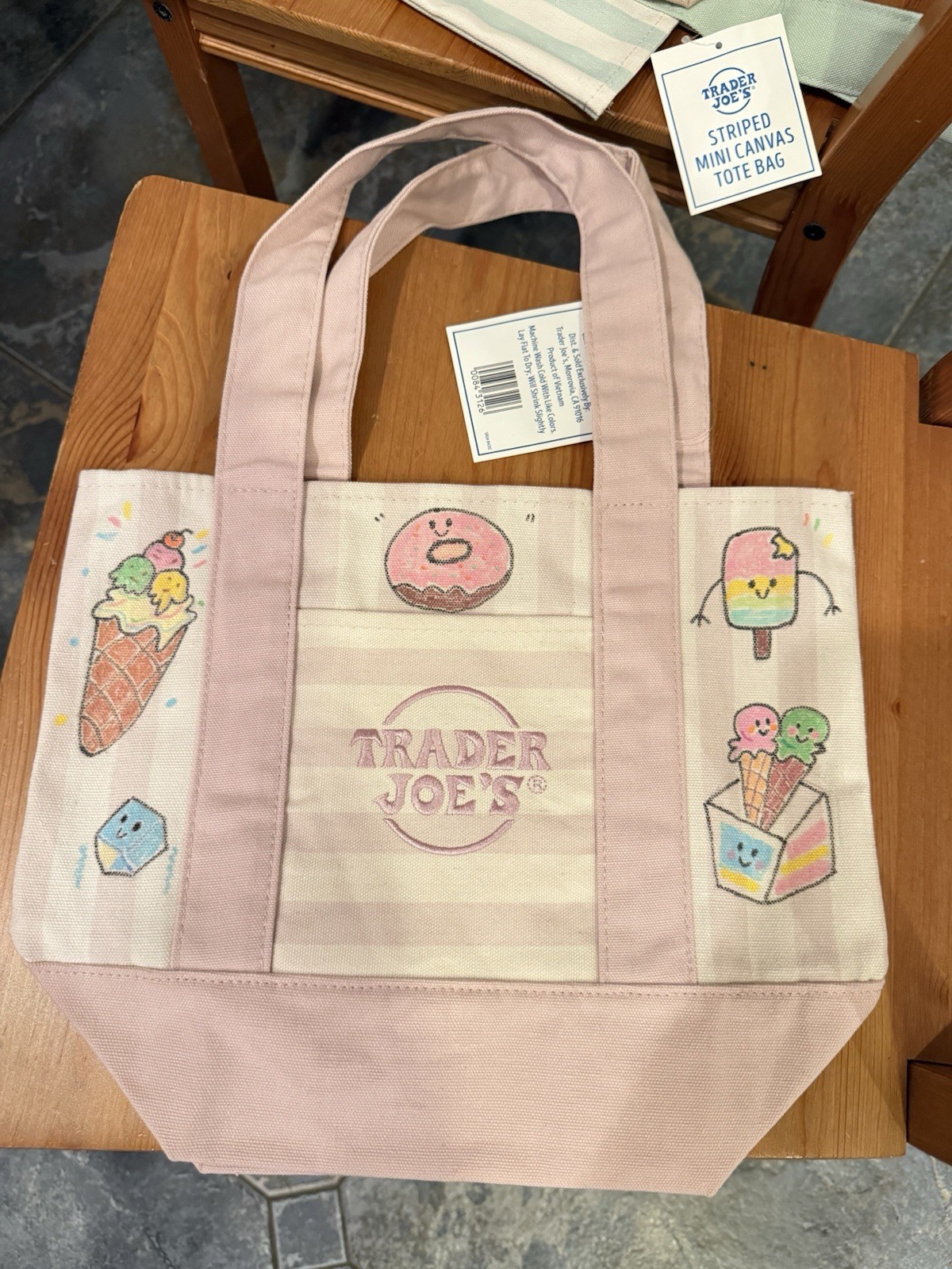 Customized Trader Joe’s Canvas Mini Tote Bag
