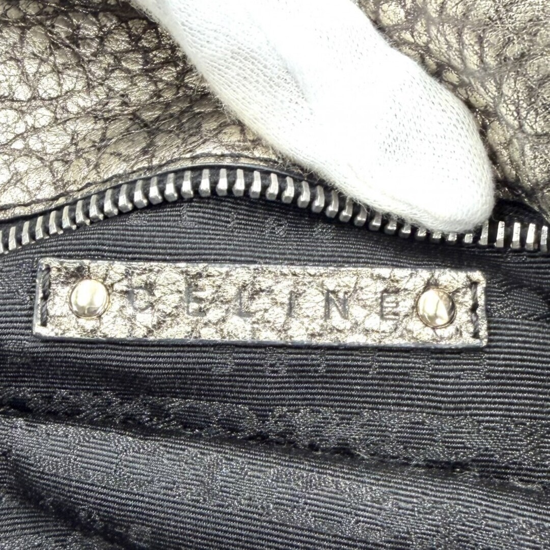 CELINE Handbag Bittersweet Tote Bag Metallic Gold Vintage Authentic From Japan