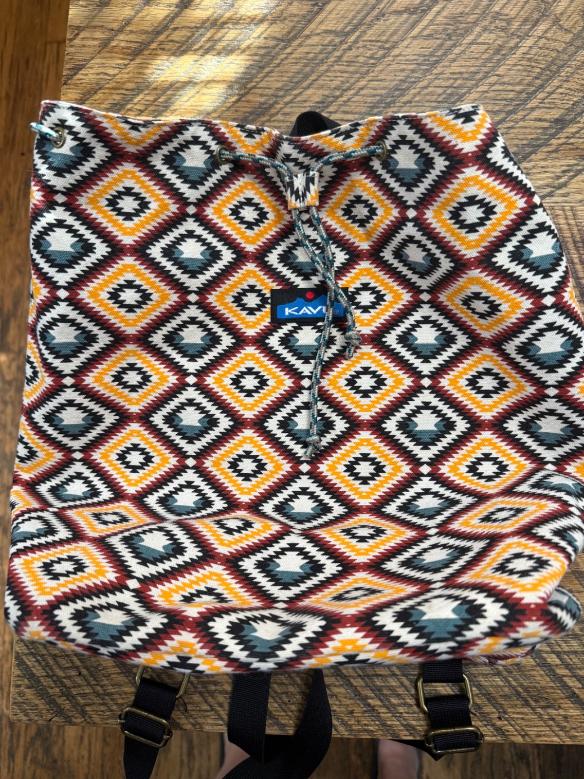 Kavu Eco Rucksack Organic Cotton/Polyester Lining. Excellent Condition!!!