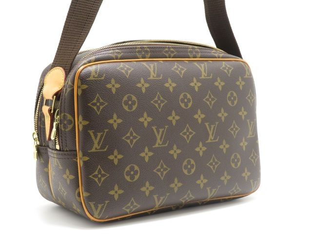 Louis Vuitton Reporter PM Monogram Bag M45254 Shoulder Bag PVC Brown #DB567