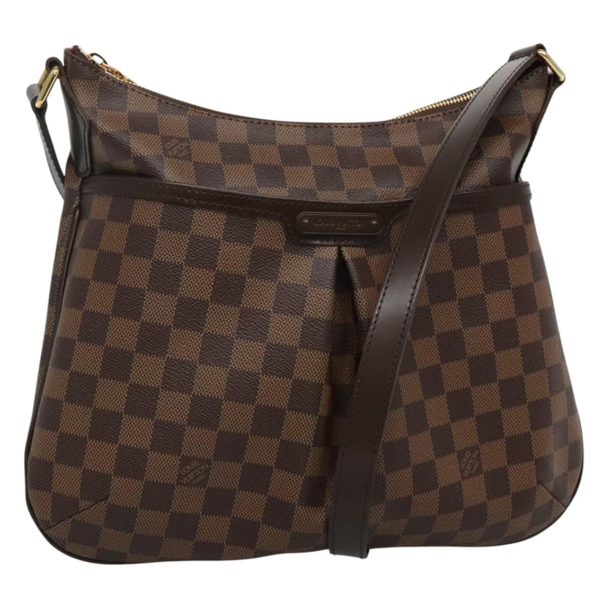 LOUIS VUITTON Damier Ebene Bloomsbury PM Shoulder Bag N42251 LV Auth MY060V
