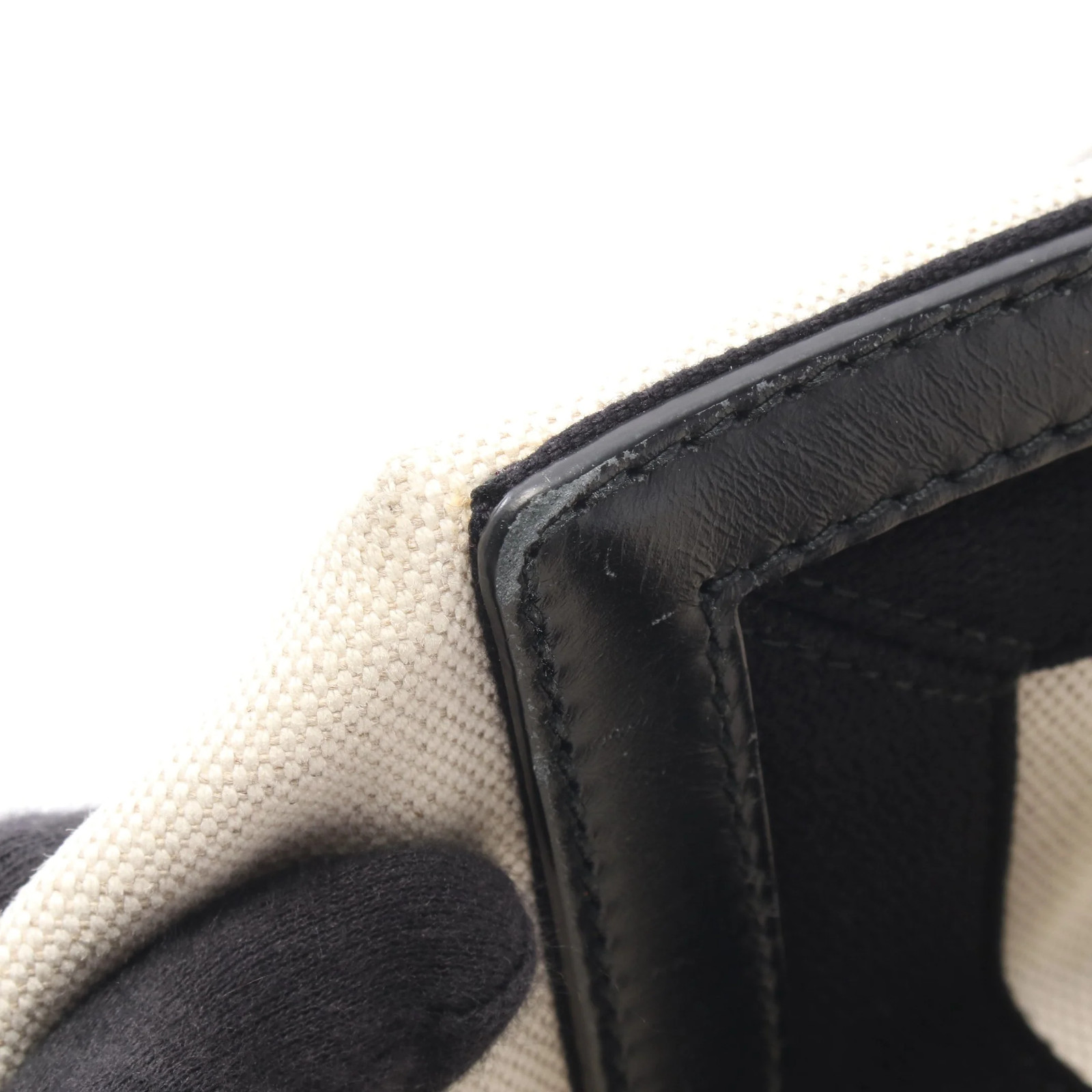 Balenciaga NAVY CABAS S Cabas Tote Bag Black Leather #RCB10133