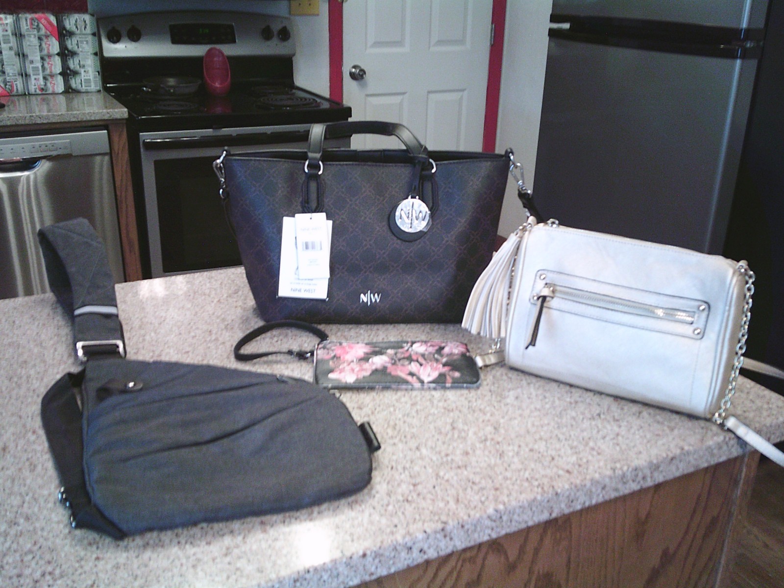 NINE WEST, UNBRANDED, AND ATTENTION BAGS