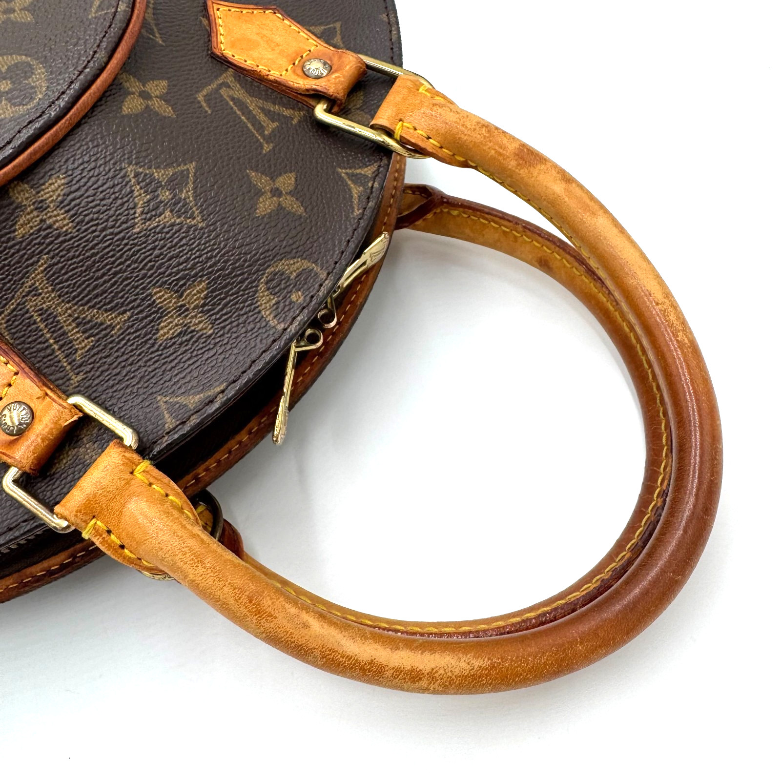 Louis Vuitton Ellipse PM Monogram Leather Handbag M51127 Authentic Used #VI0997