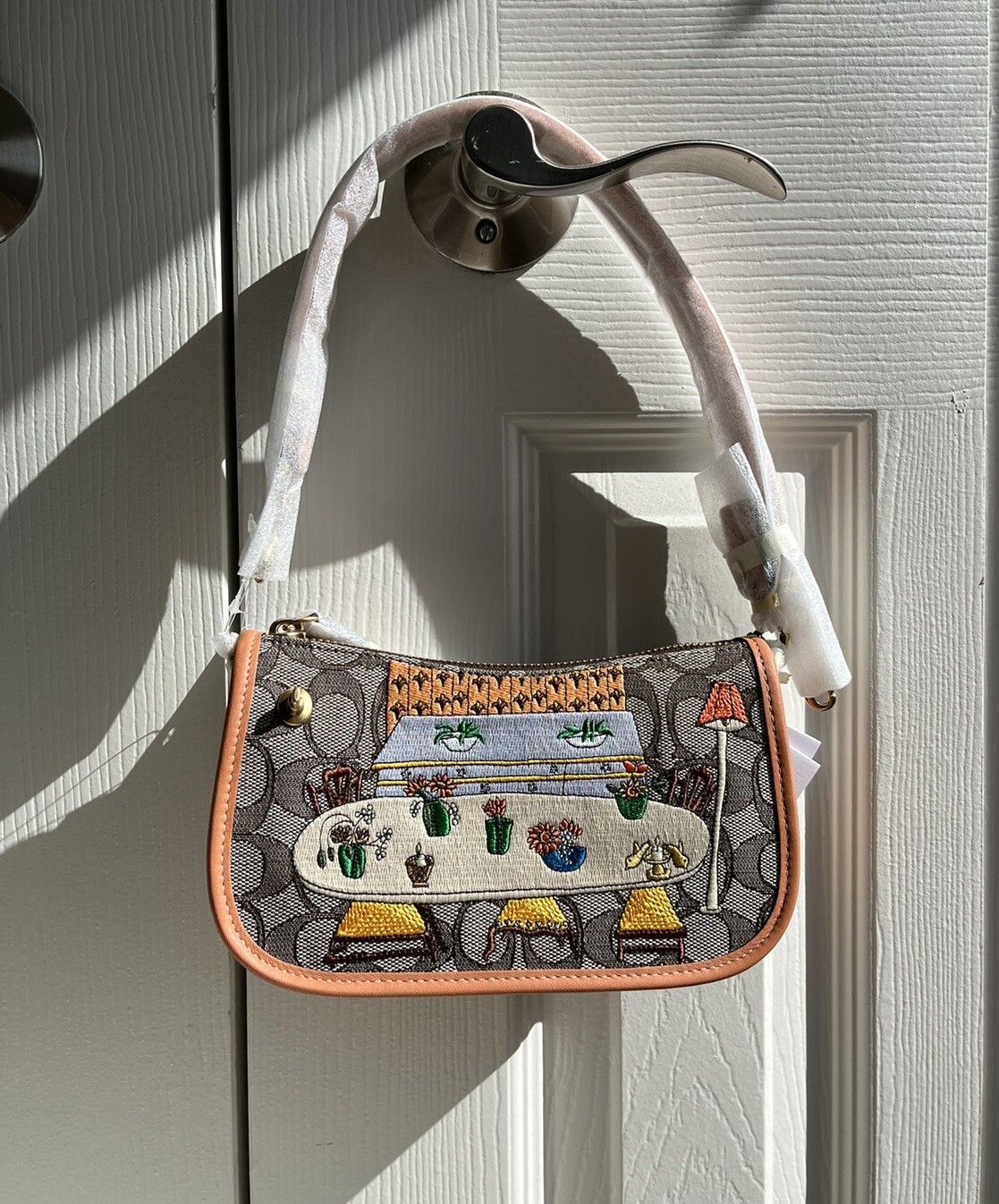 Coach Coach X Observed By Us Swinger 20 In Signature Jacquard