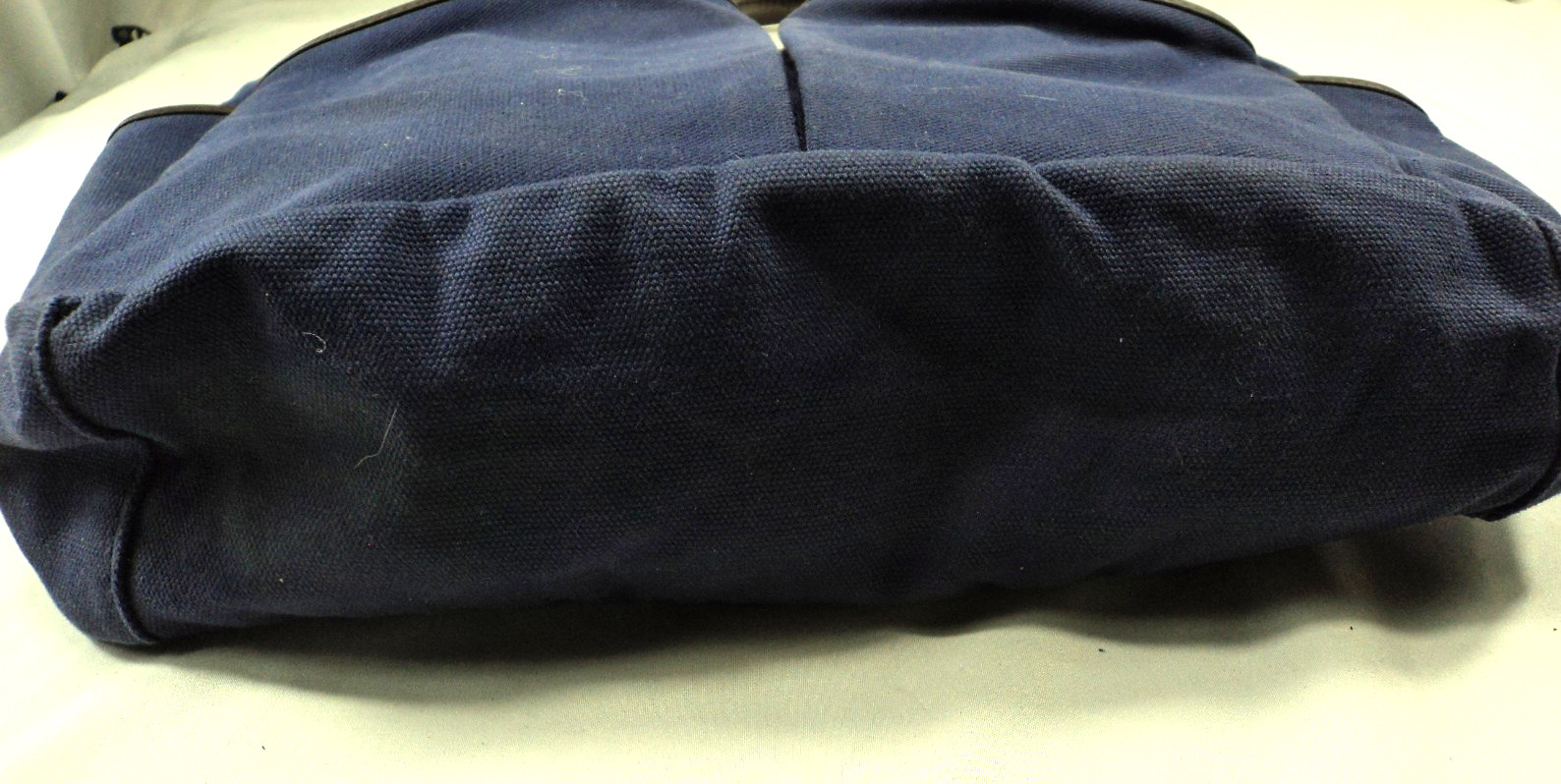 Levenger Oxford Navy Blue Book Tote