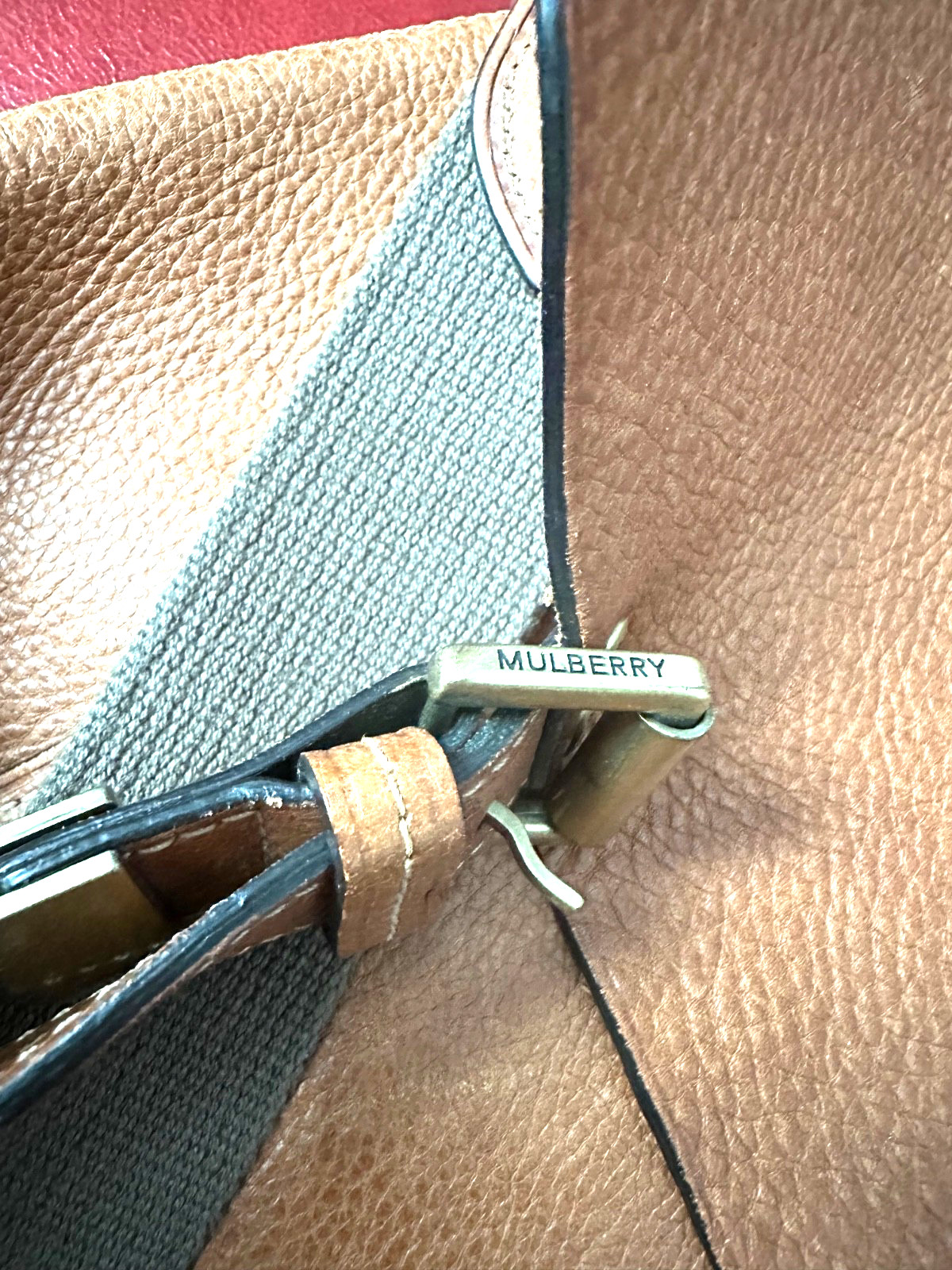 Mulberry Satchel/ Large Brown Leather Crossbody Bag