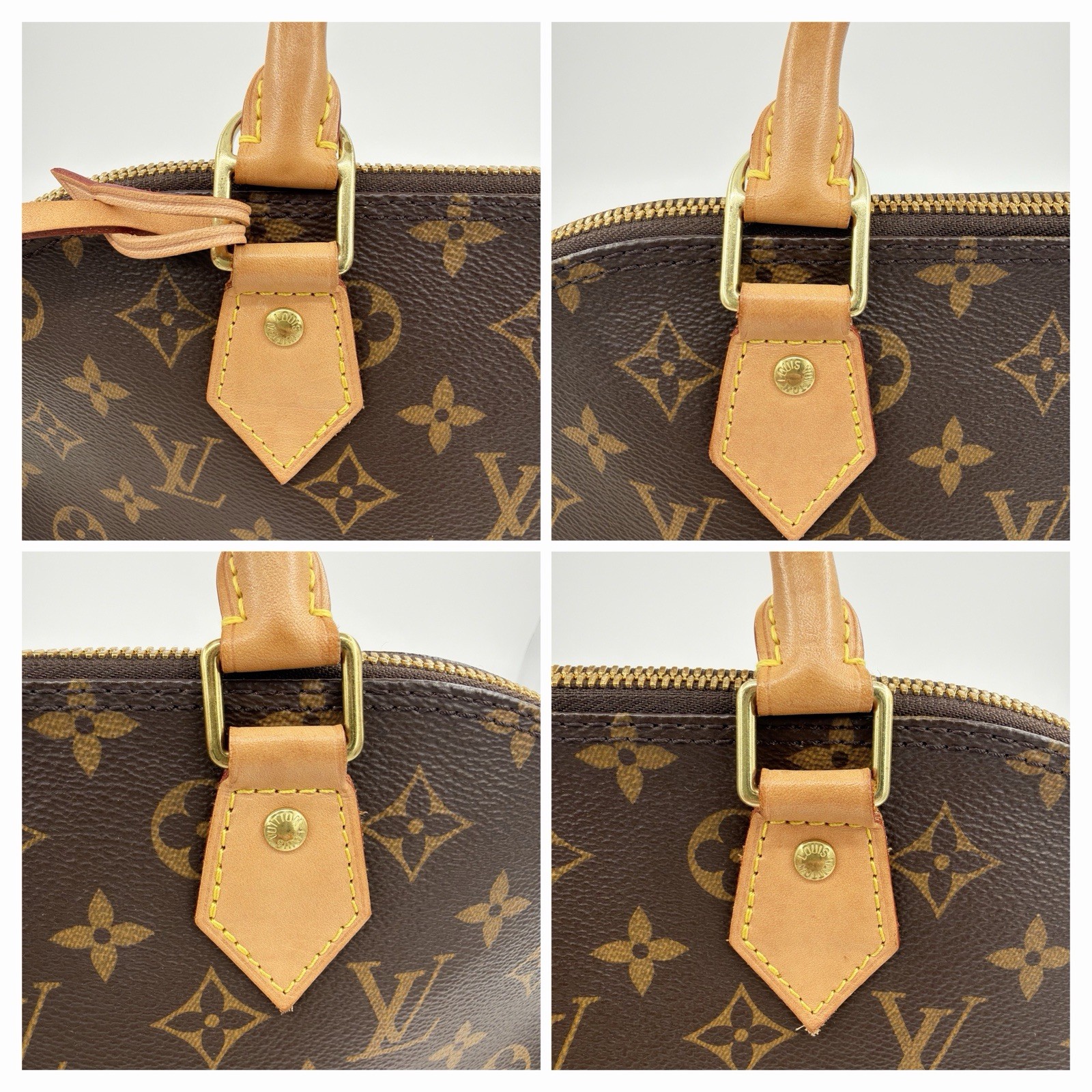Louis Vuitton Monogram Alma PM Shoulder Bag Brown M53151 77