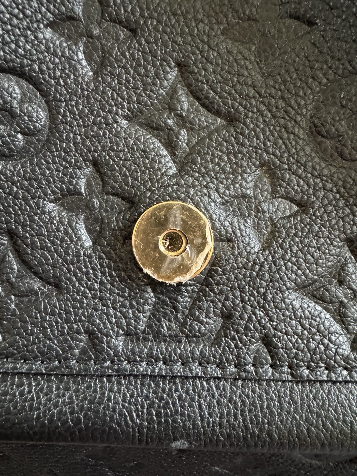 Louis Vuitton Black Montsouris Leather Backpack