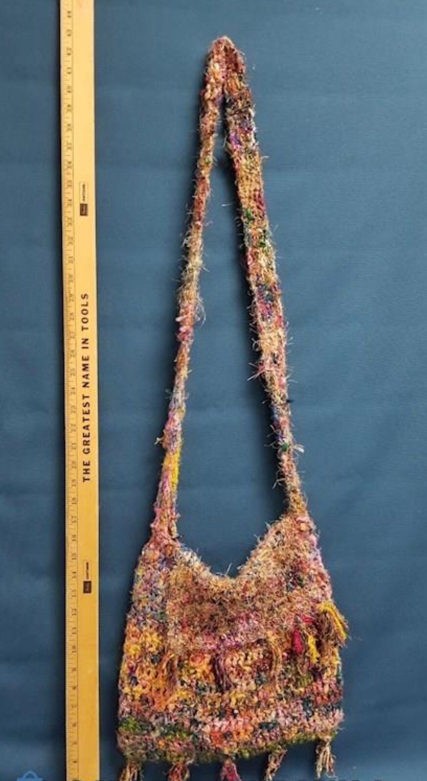 Far East Handicrafts 100% Silk Multicolor Scrap Woven Shoulder Bag – Bohemian
