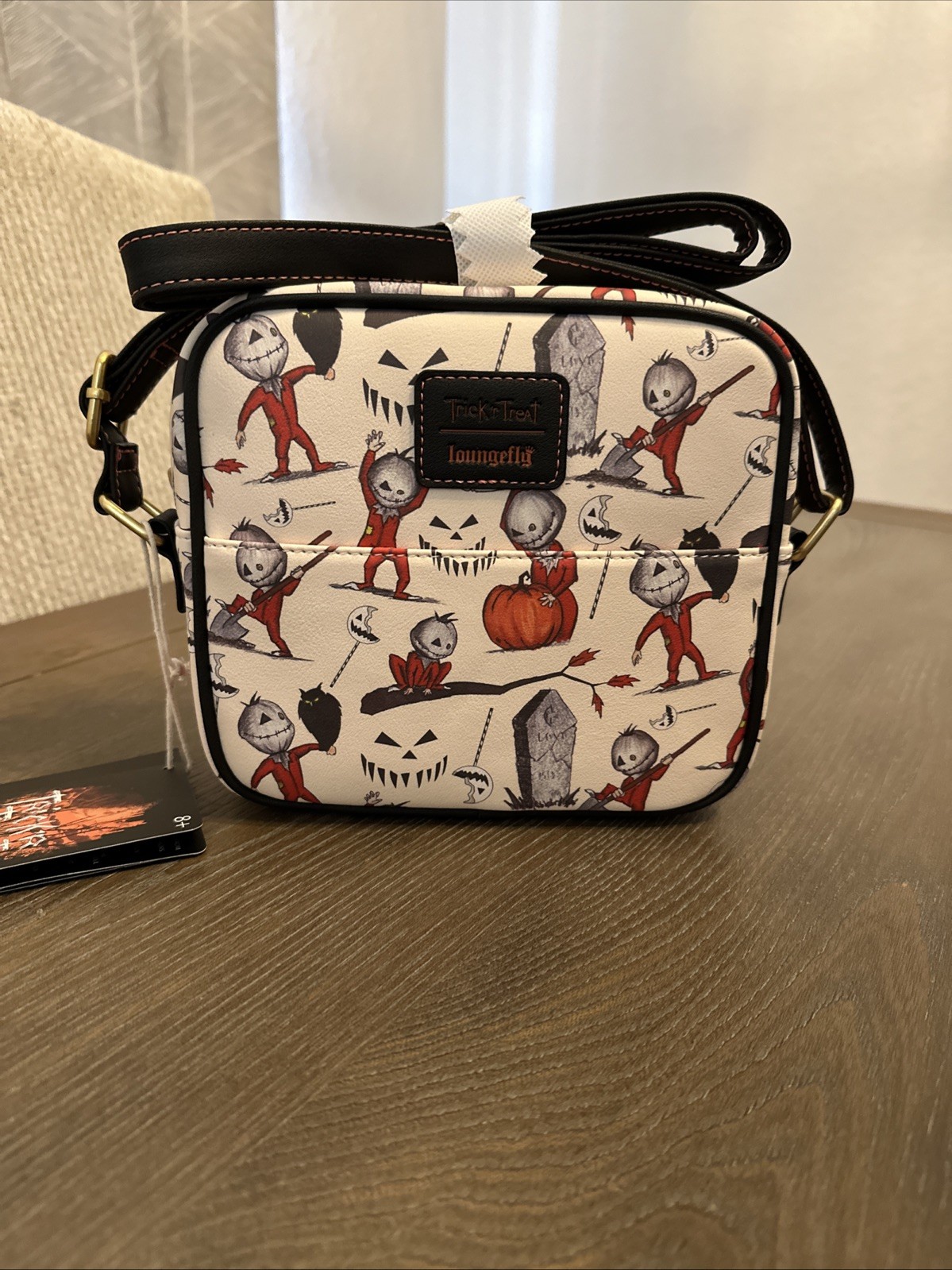 NWT Loungefly Trick ‘R Treat Sam All Over Print Crossbody