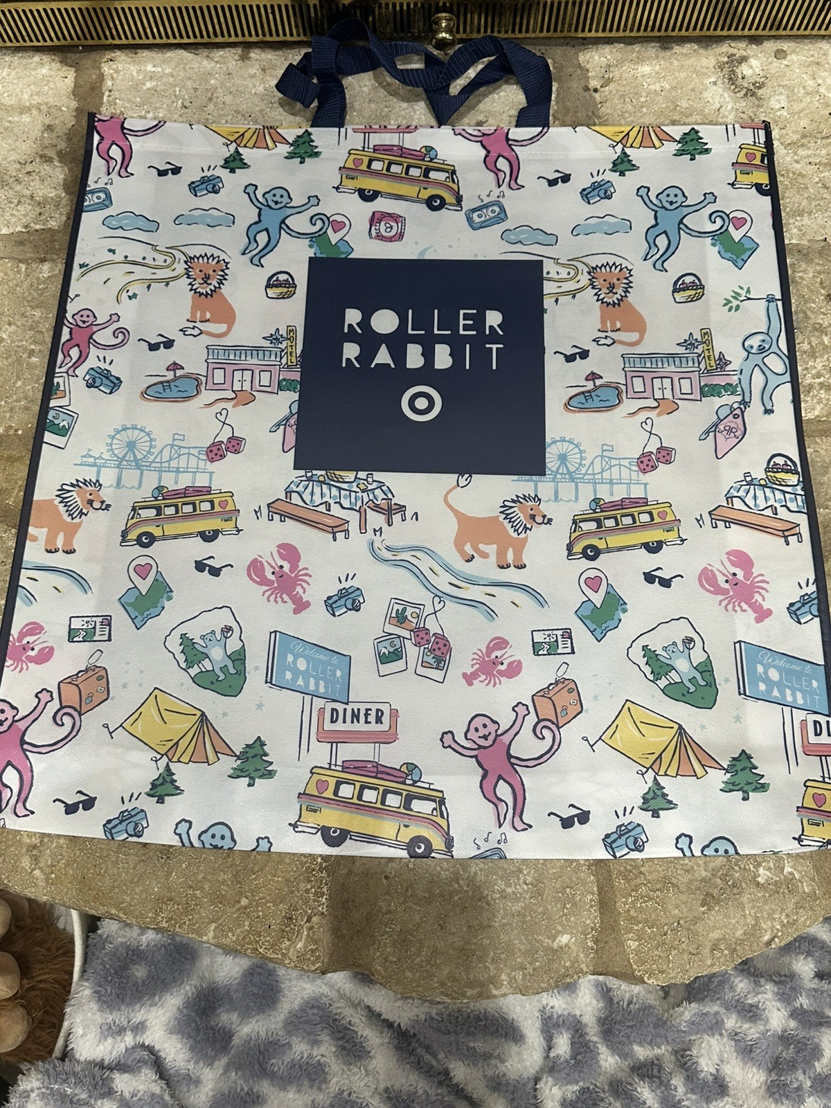 Roller Rabbit Target Exclusive Shopping Bag Tote Ready To Ship