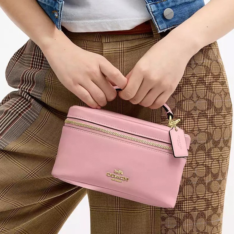 COACH Rainer Crossbody Bag 18 Leather Pink CEO24 F/S JP [DDP]