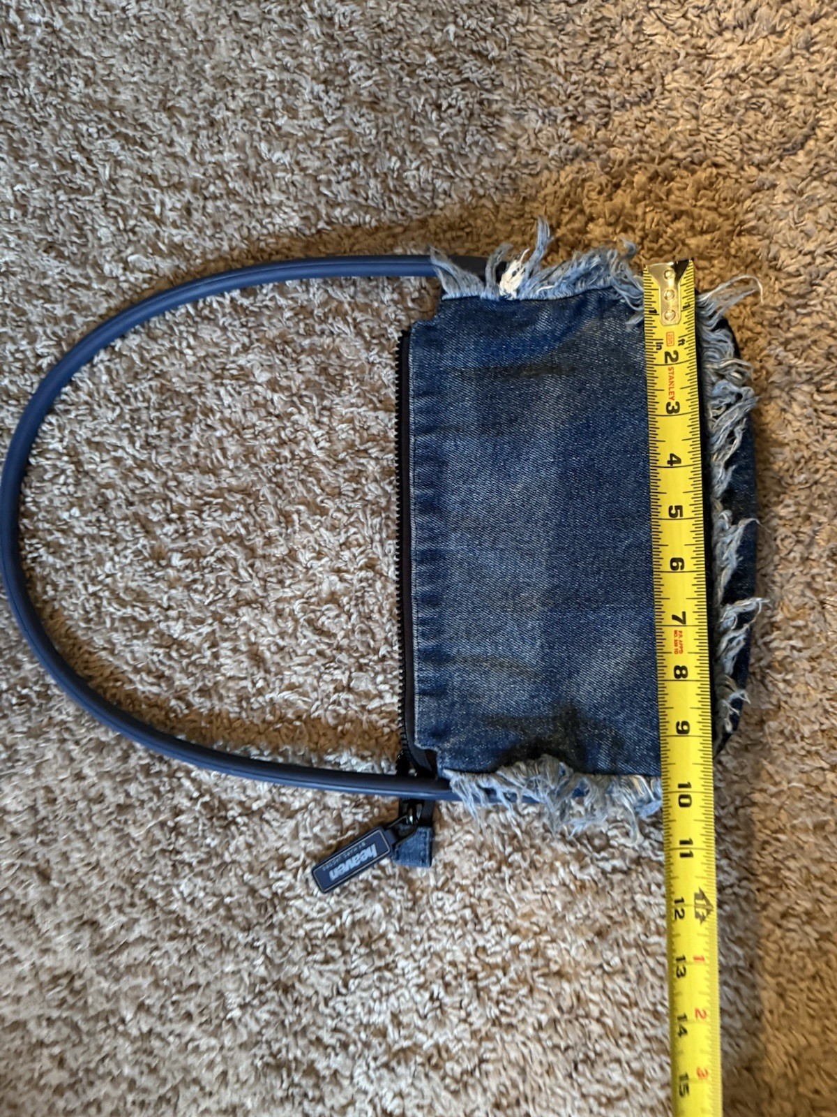 Heaven By Marc Jacobs New Denim Shoulder Bag Blue