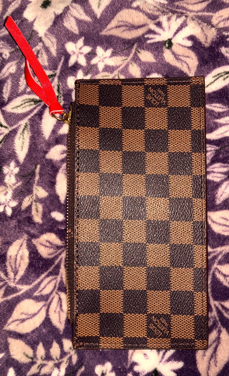 A pre-loved Louis Vuitton Pochette Félicie in Damier Ebène bag