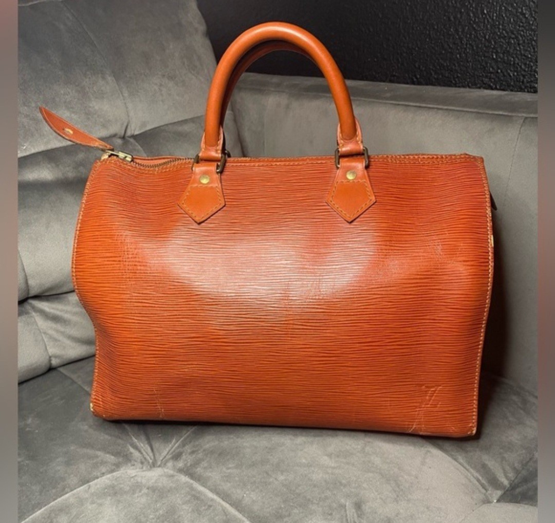 Louis Vuitton Speedy 30 Epi Orange/Brown