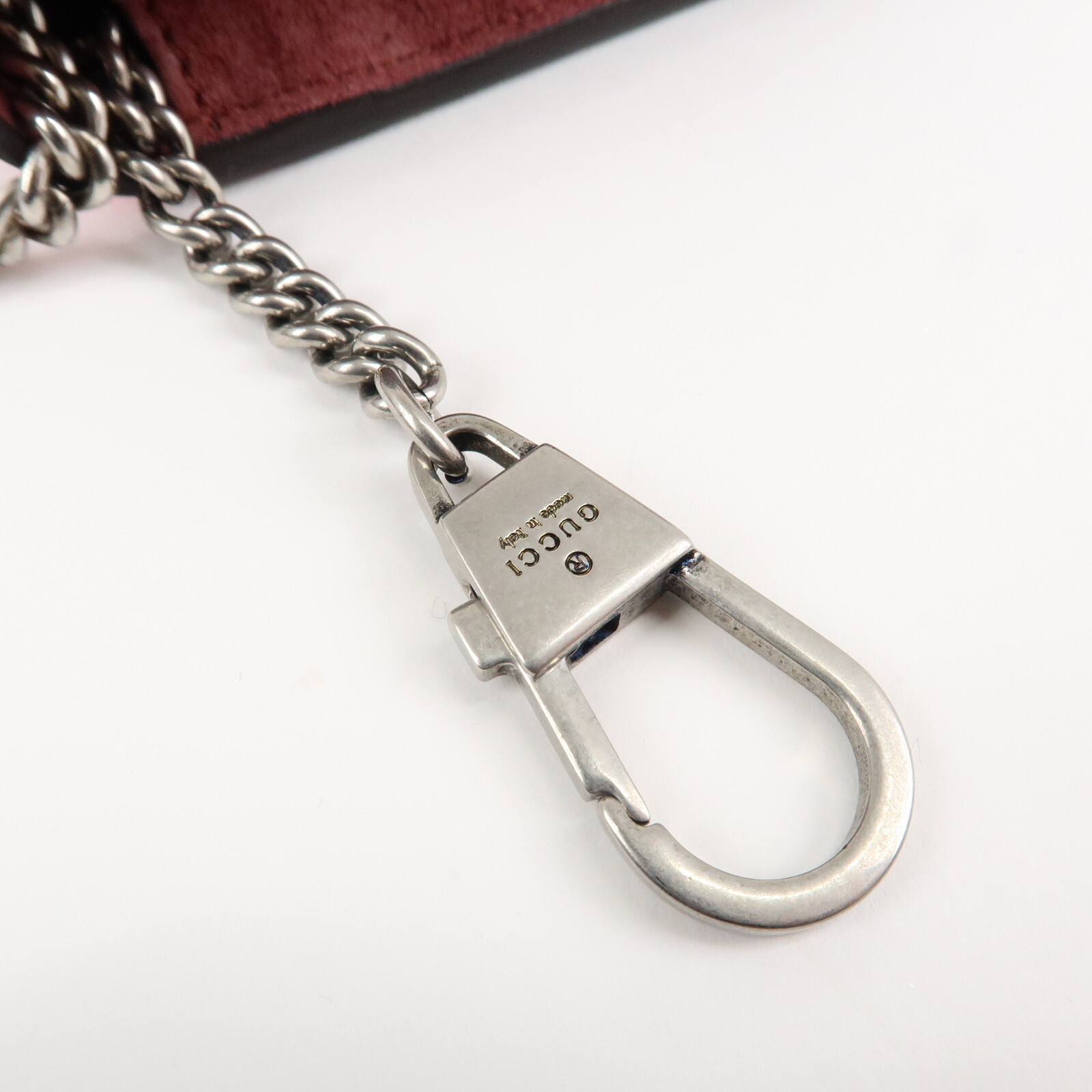 GUCCI Dionysus GG Supreme Chain Shoulder Bag 476432 Flower Beige Pink Auth Used