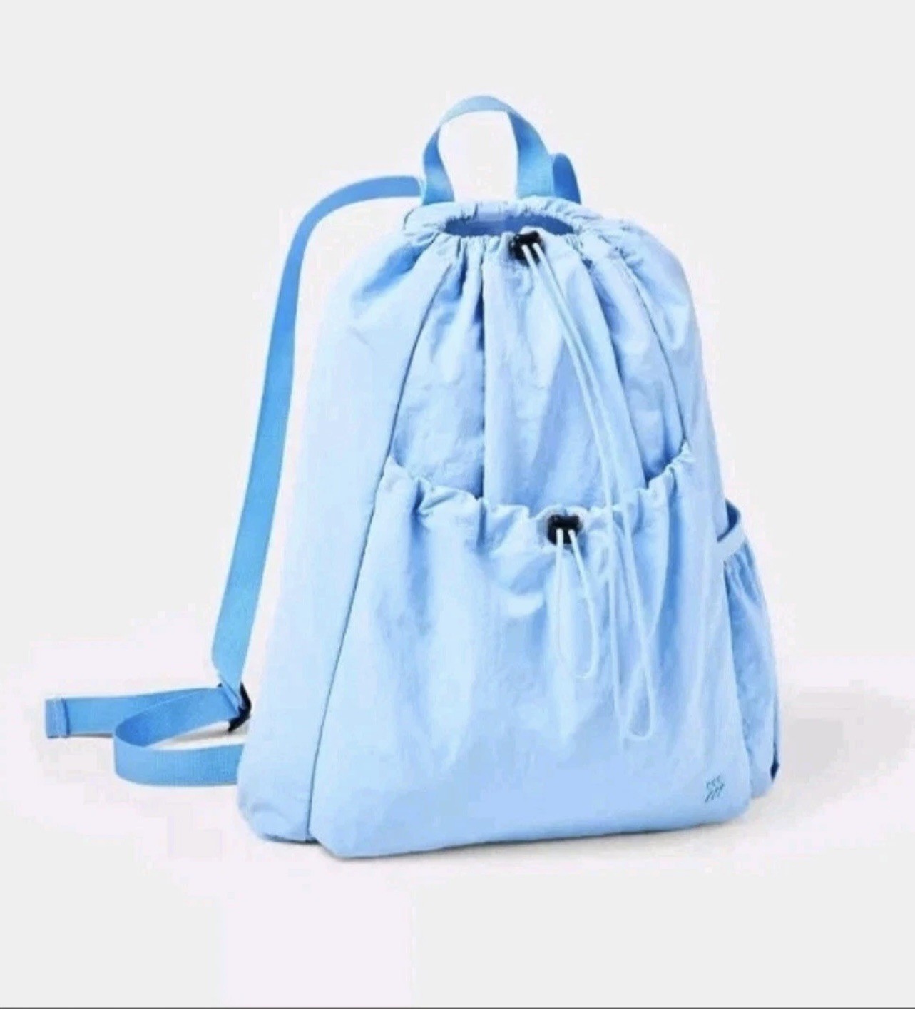 All in Motion 20L Light Blue Cinch Closure Softside Backpack Water Repellent