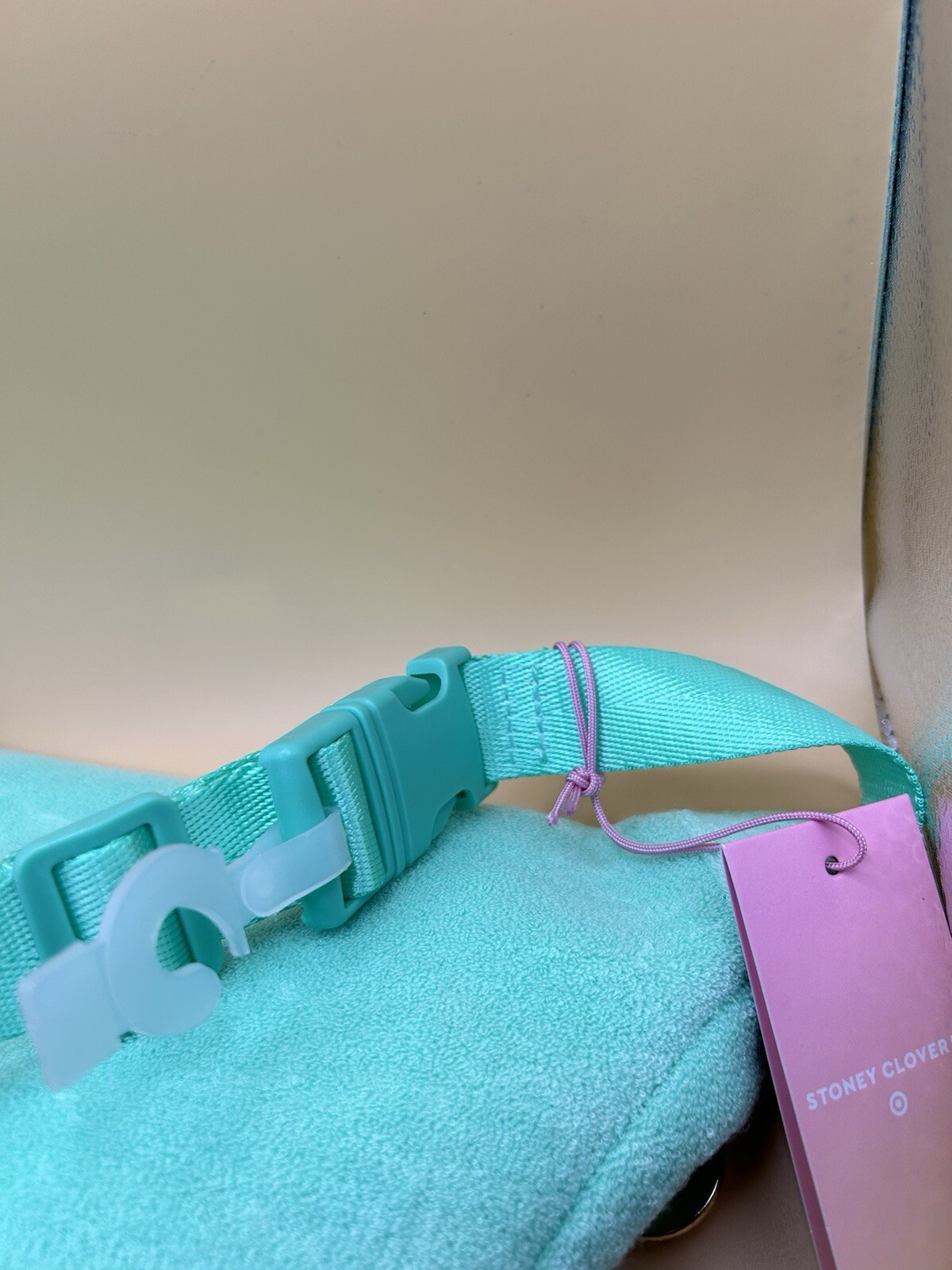 Terry Cloth Stoney Clover Lane x Target Light Green Fanny Pack New With Tags