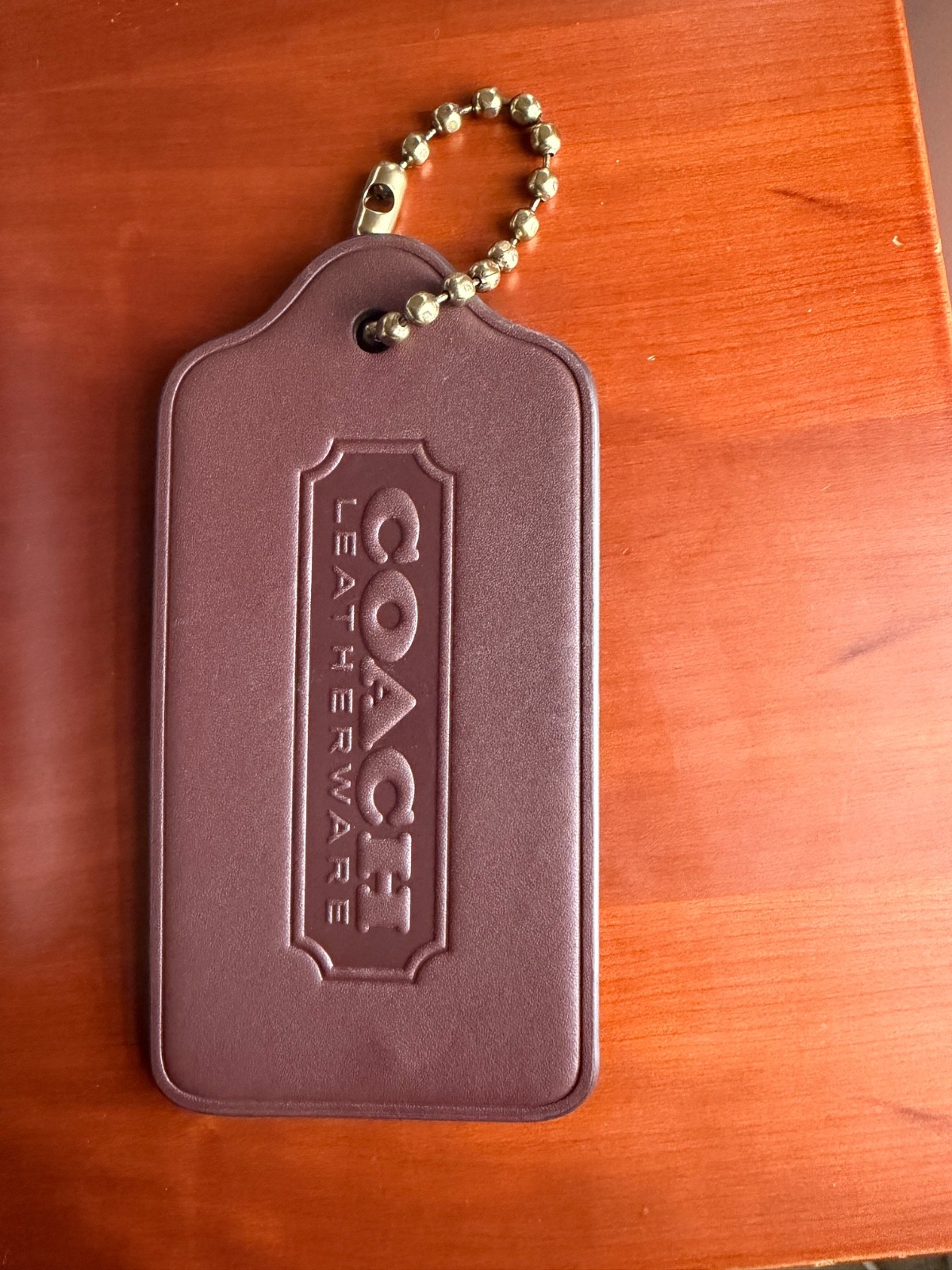 Authentic Coach Xl Hangtag