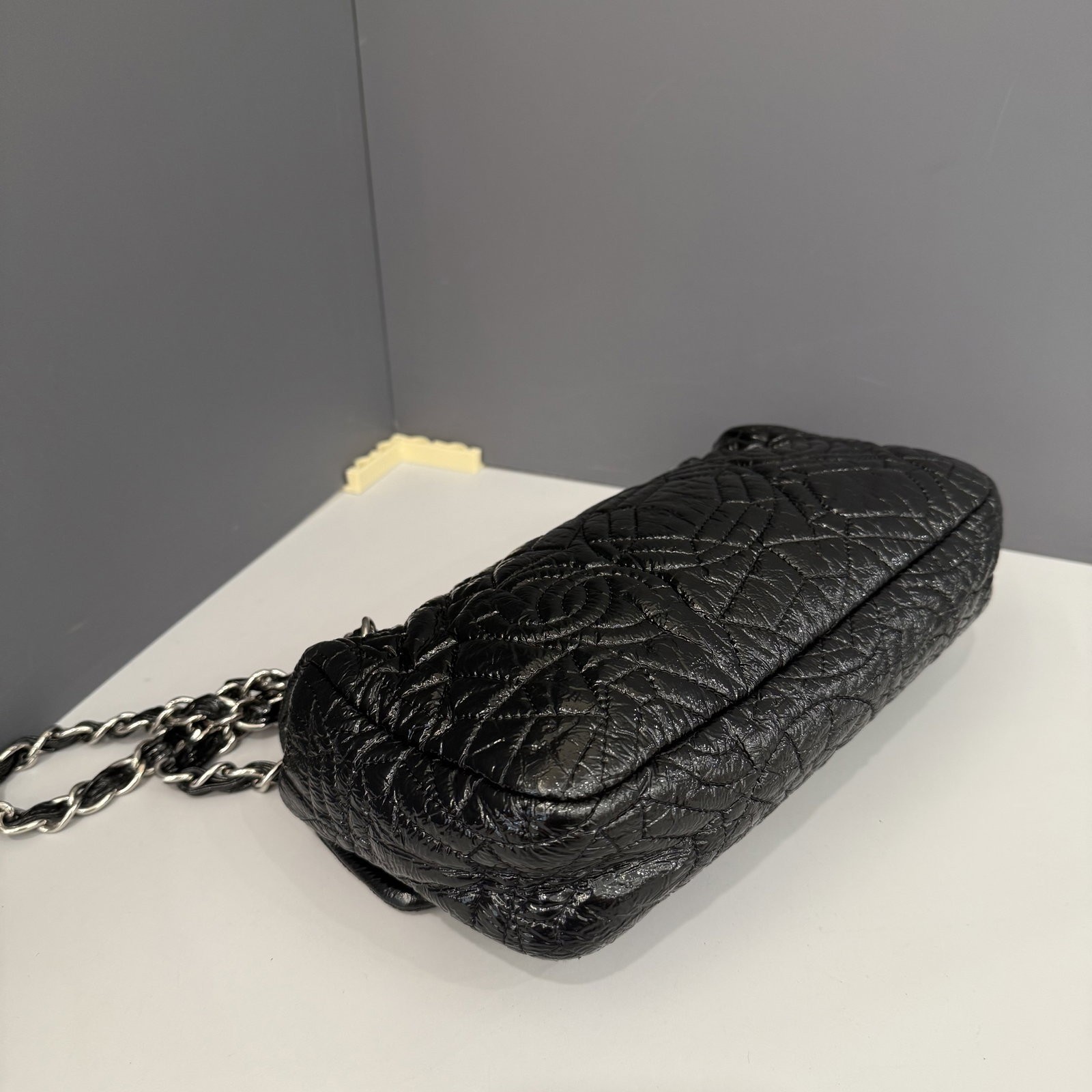 Chanel Classic Flap Flap Bag Black Vinyl (yg030926d5)