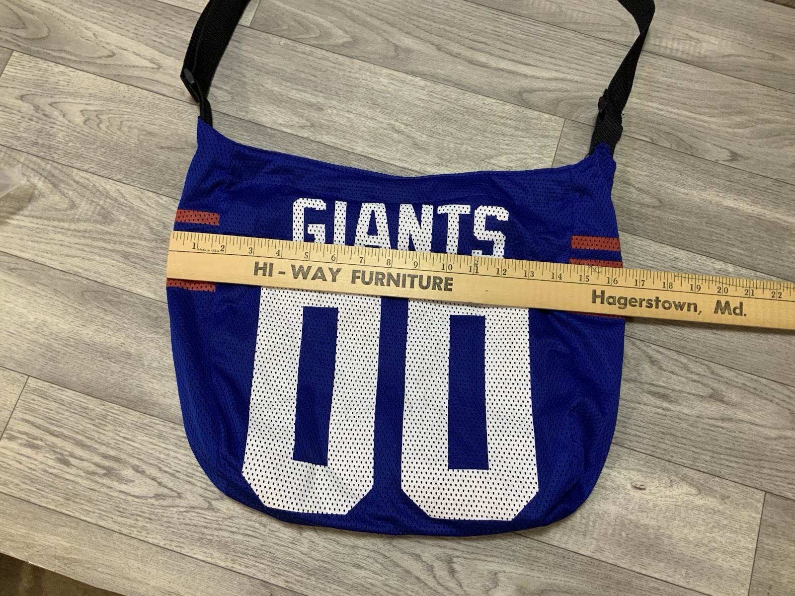 New York Giants Team Jersey Purse Womens Handbag NFL Pro-fan-ity Blue NFL
