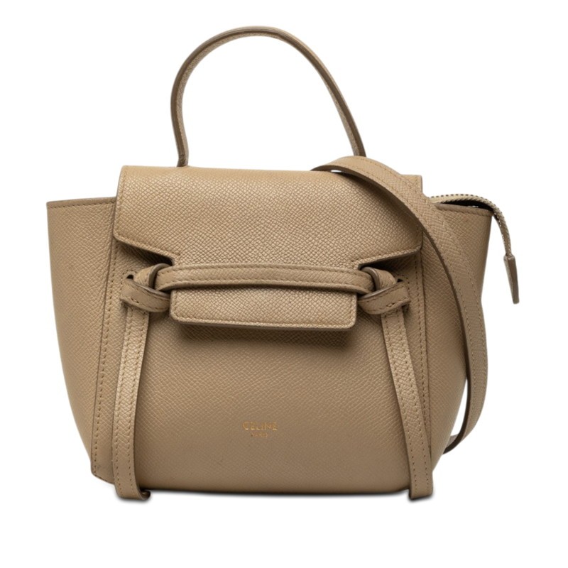 CELINE Belt bag pico Handbag Shoulder Bag 2WAY Women 【Used】