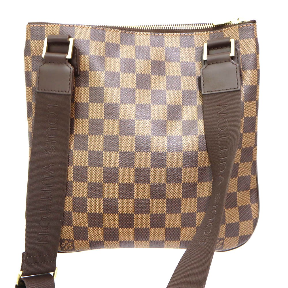 Louis Vuitton Pochette N51111 Canvas Ebene / Brown Shoulder Bag Women’s #KNB733
