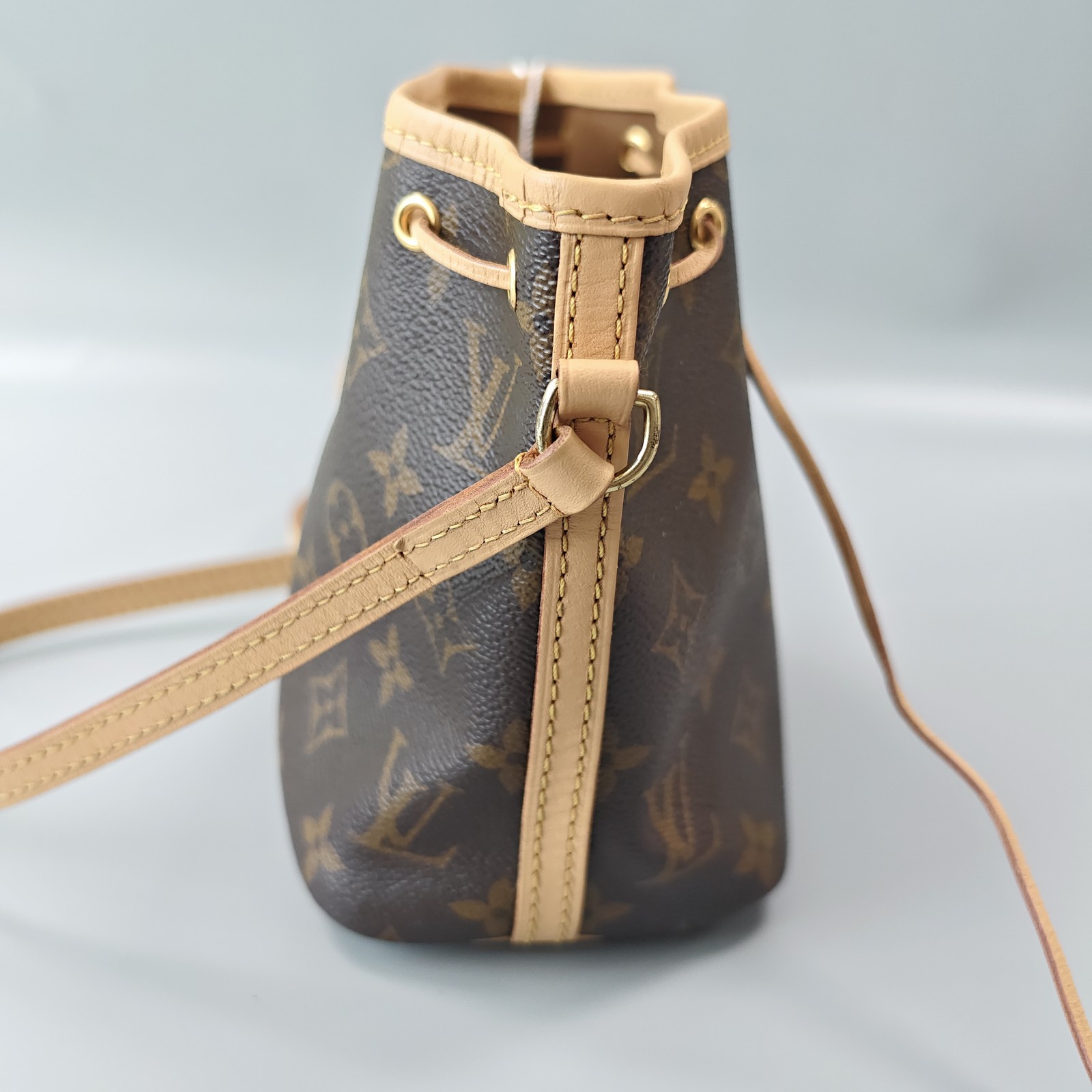 Authentic Louis Vuitton Noé Nano Bucket Bag Monogram Canvas – 100% Genuine LV