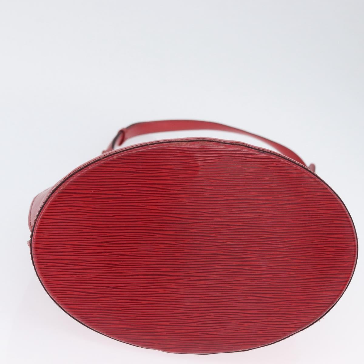 LOUIS VUITTON Epi Cluny Shoulder Bag Red M52257 LV Auth ka3024
