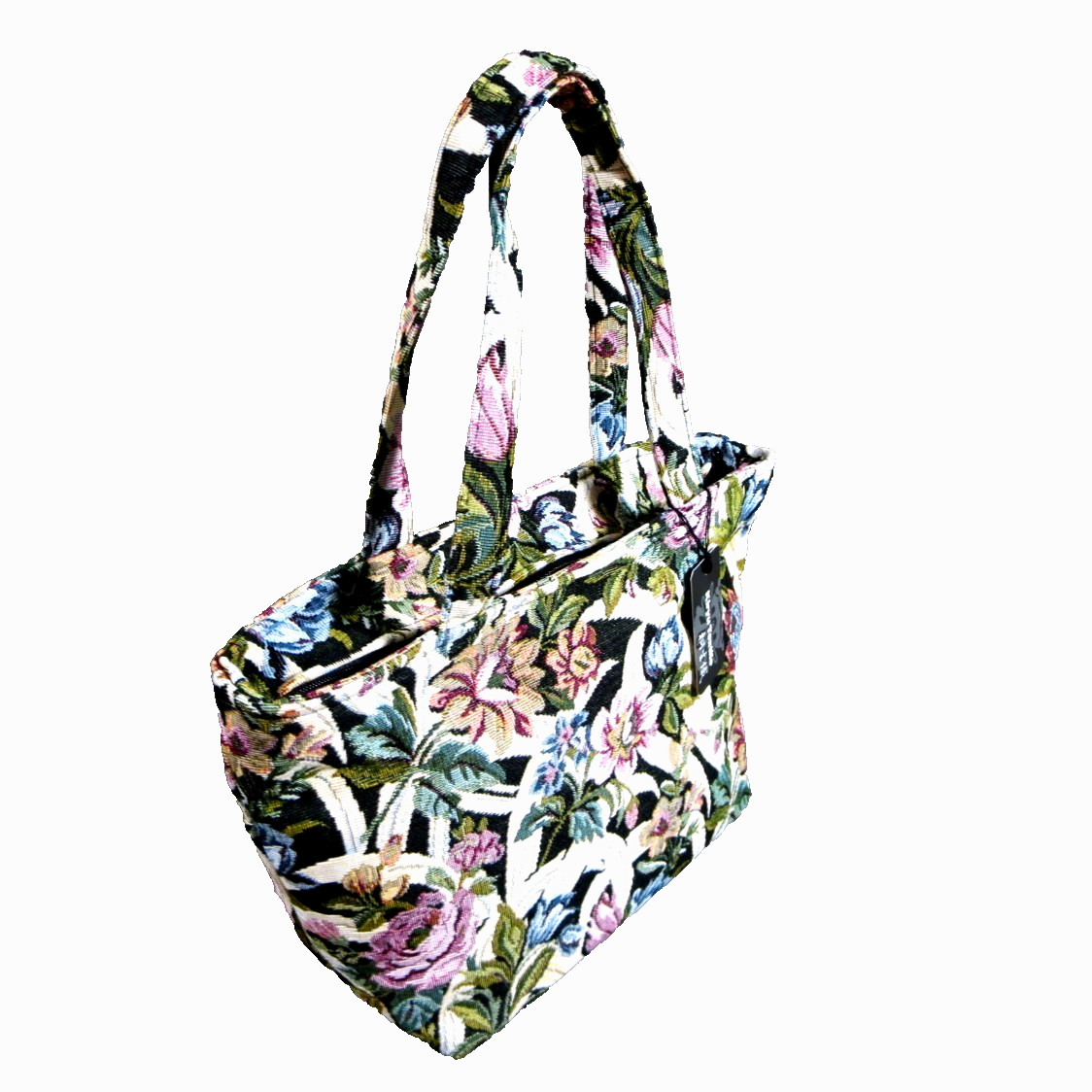 Traditional Kiryu Textile Top Handle Hand Bag Jacquard Weave Made in Japan 102