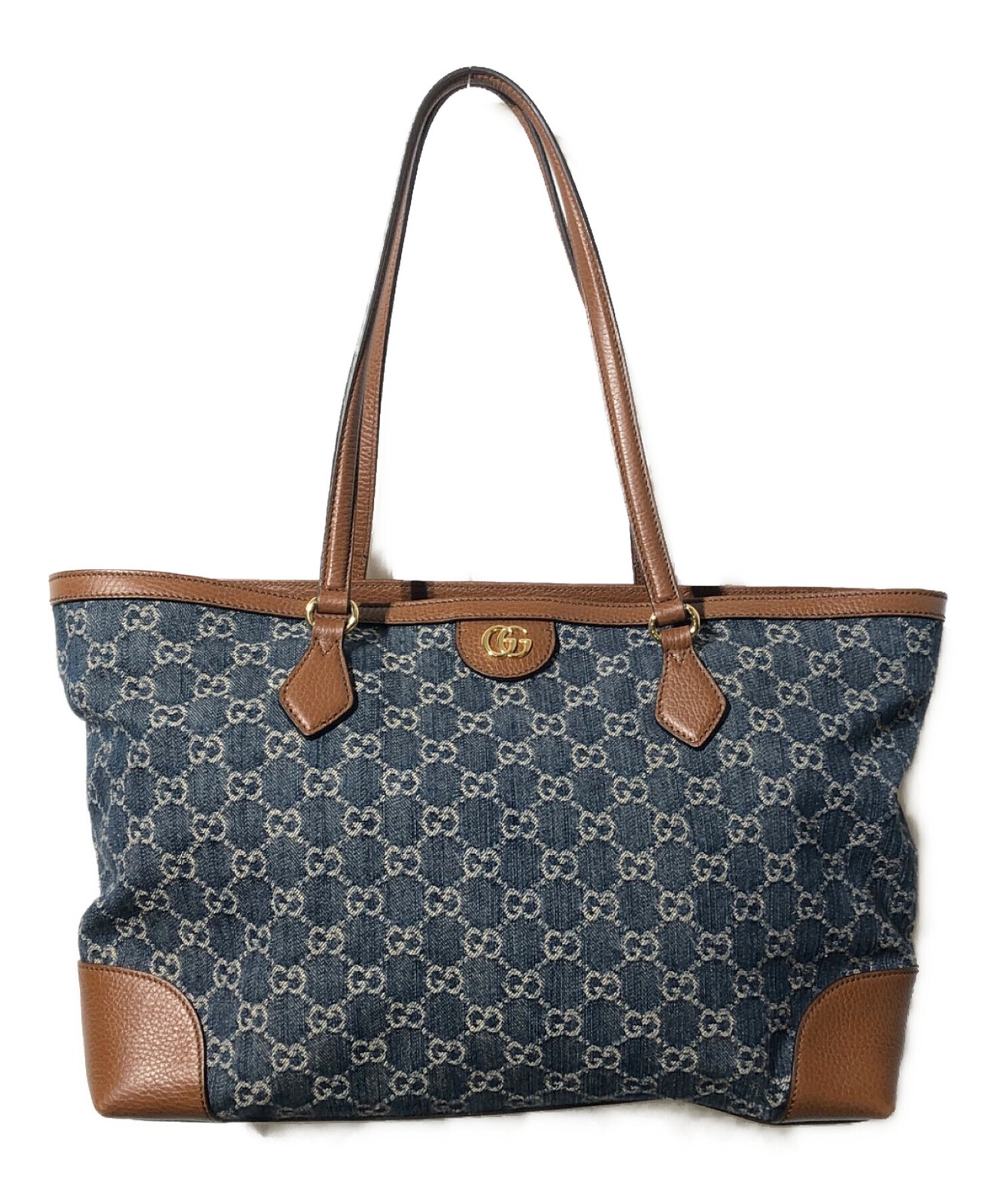 Gucci Medium 631685 Denim Indigo Tote Bag #TFB1390