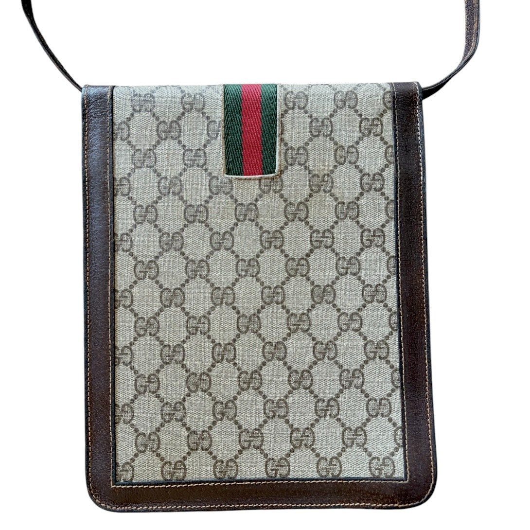 GUCCI GG Supreme Sherry Line Shoulder Bag From Japan A50
