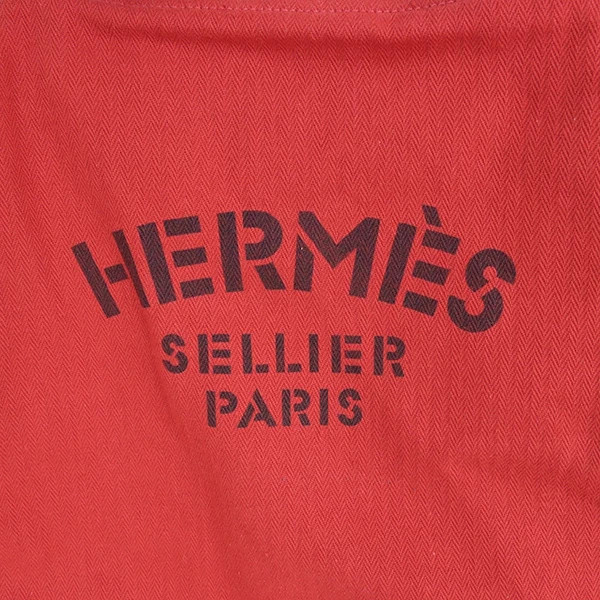Hermès Aline MM Grooming Toile Chevron Rouge H Red Shoulder bag Women