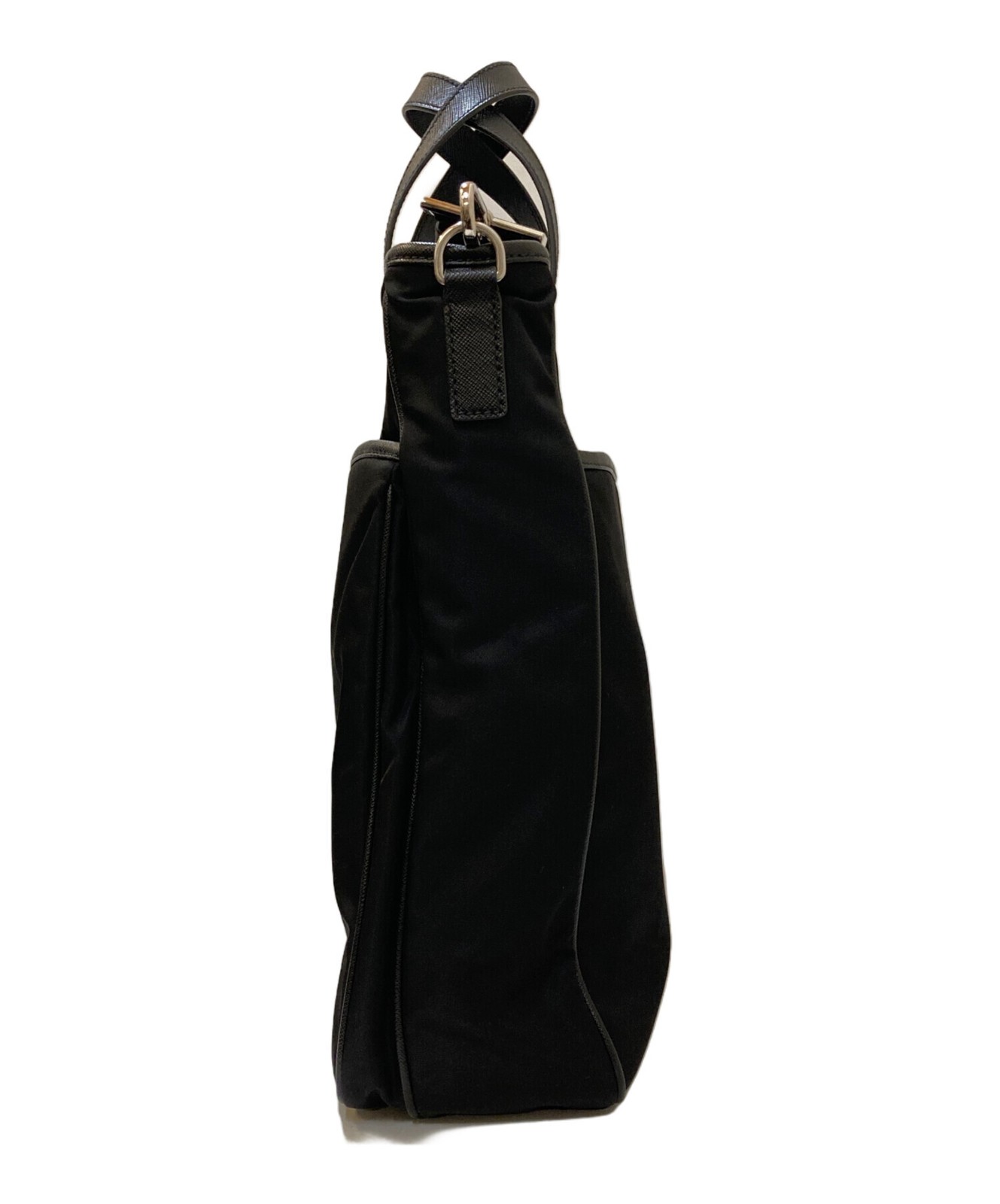 Prada 2-Way 2VG033 Nylon Black Tote Bag #TFB1503