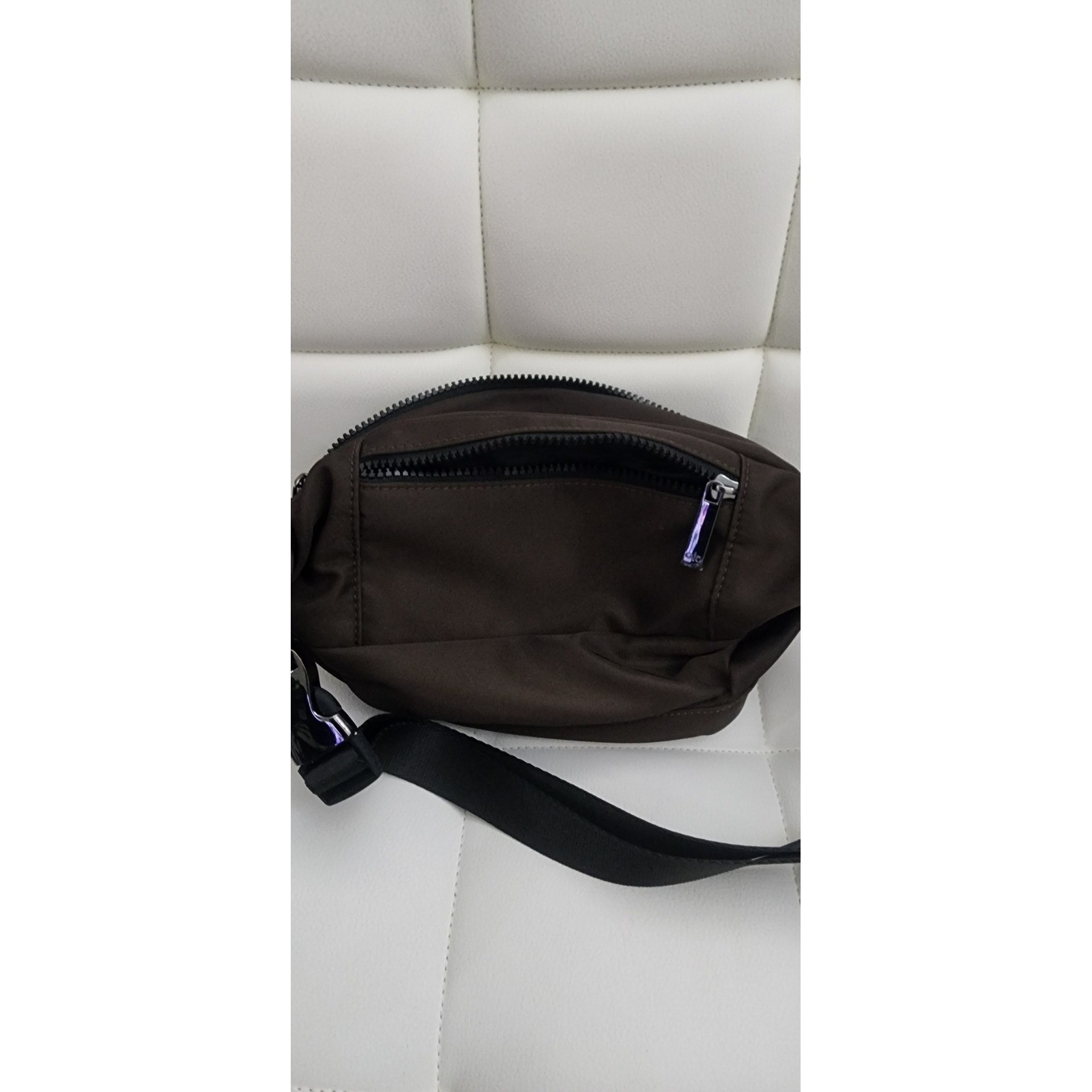 Alo Yoga Explorer Fanny Pack Espresso Brown Belt Bag Crossbody Adjustable Strap