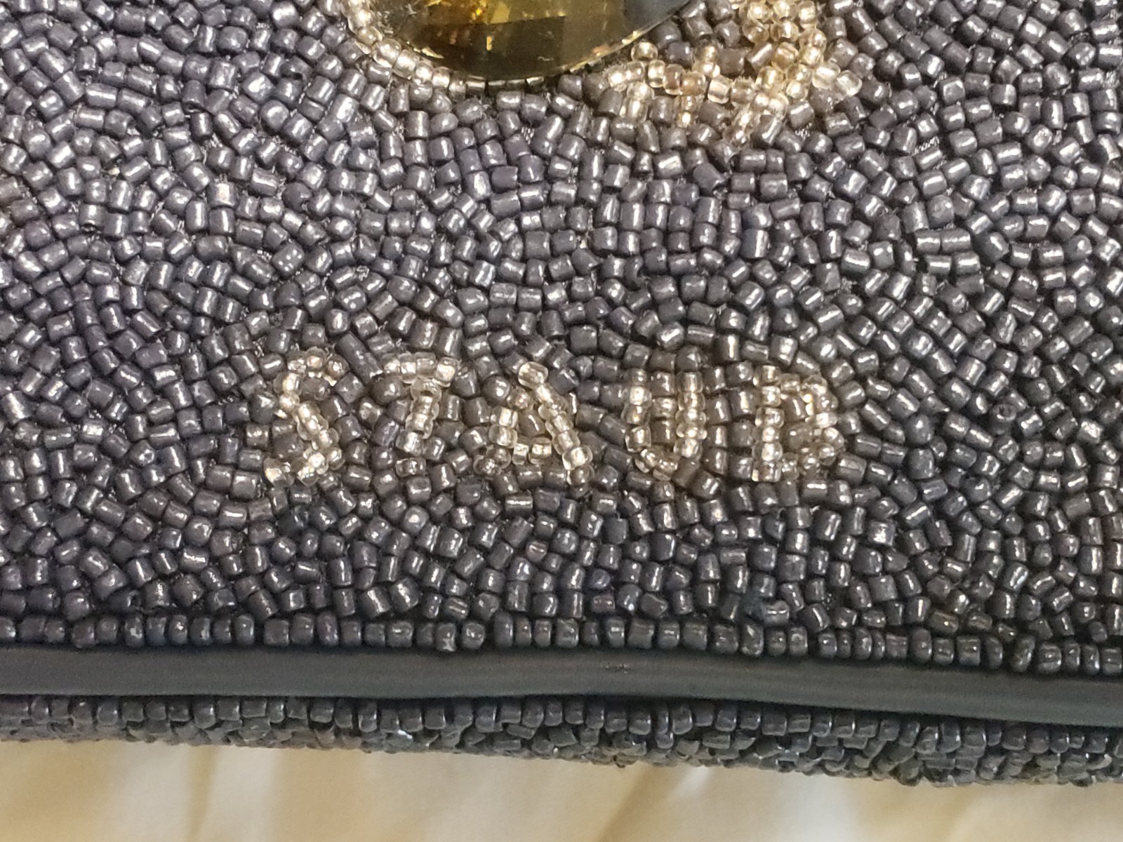 NEW! Staud Tommy Glass Bead Celestial Shoulder Bag In Navy Celestial NWT! Pouch!