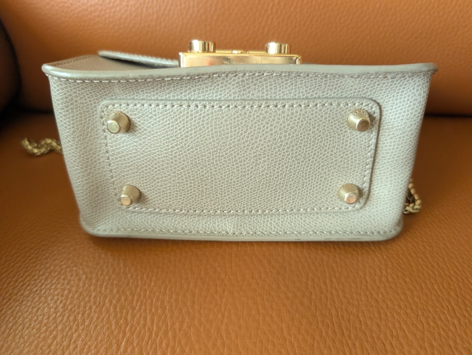 Furla Metropolis Crossbody Bag – Grey – Authentic